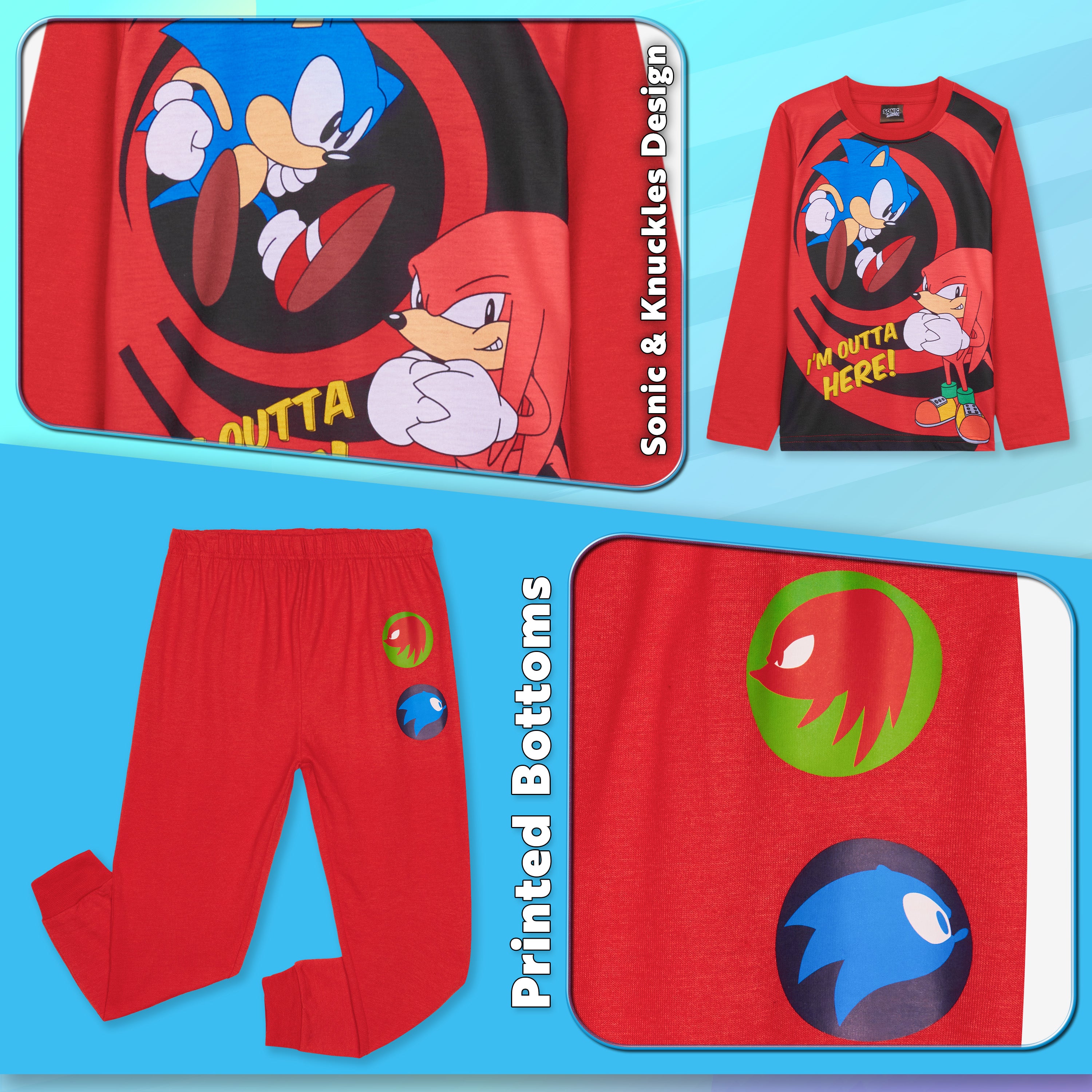 sonic-shadow-pyjama-gar-on-manches-longues-shadow-2-pi-ces image 5