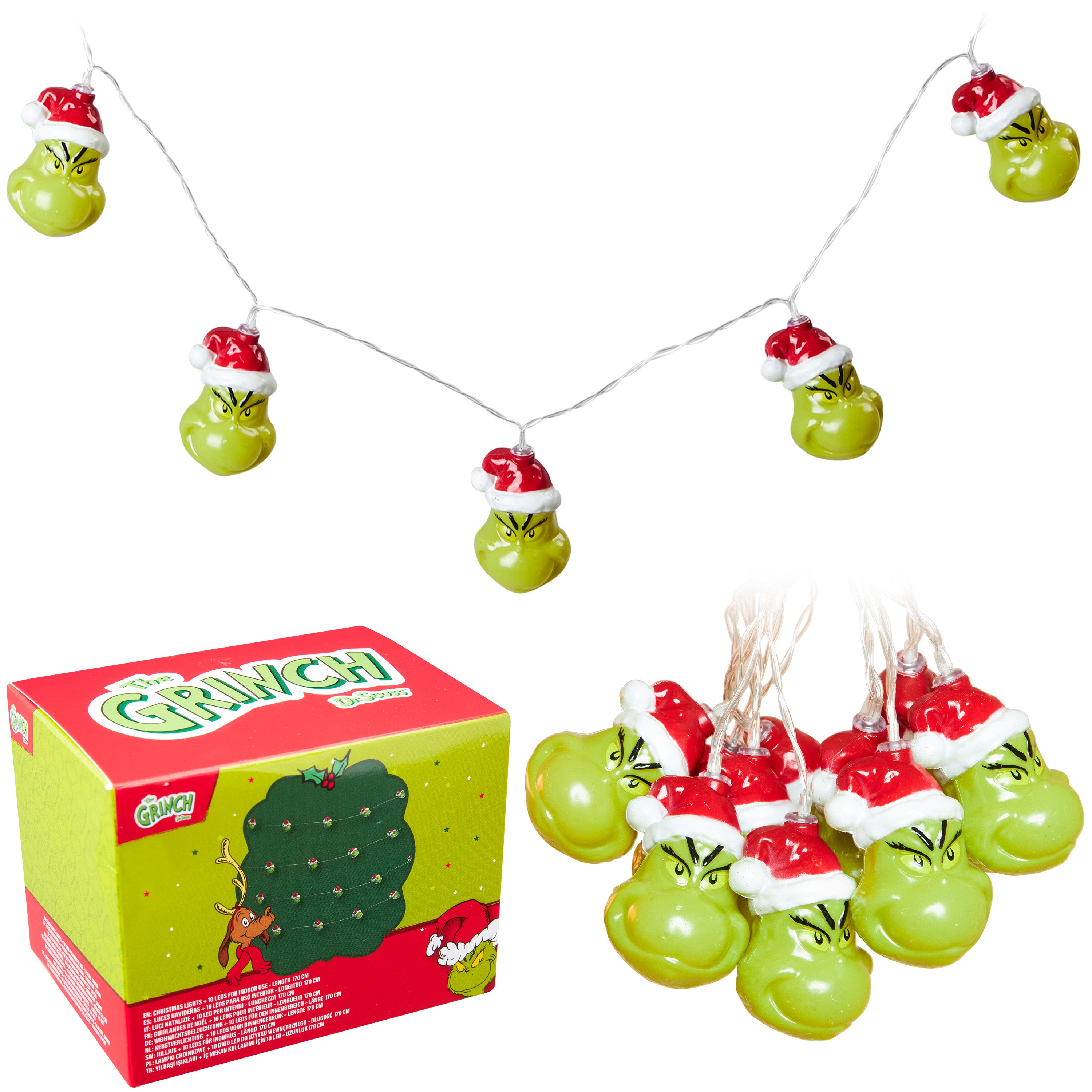 get-trend-guirlande-lumineuse-grinch-verte-3d-led-piles image 1