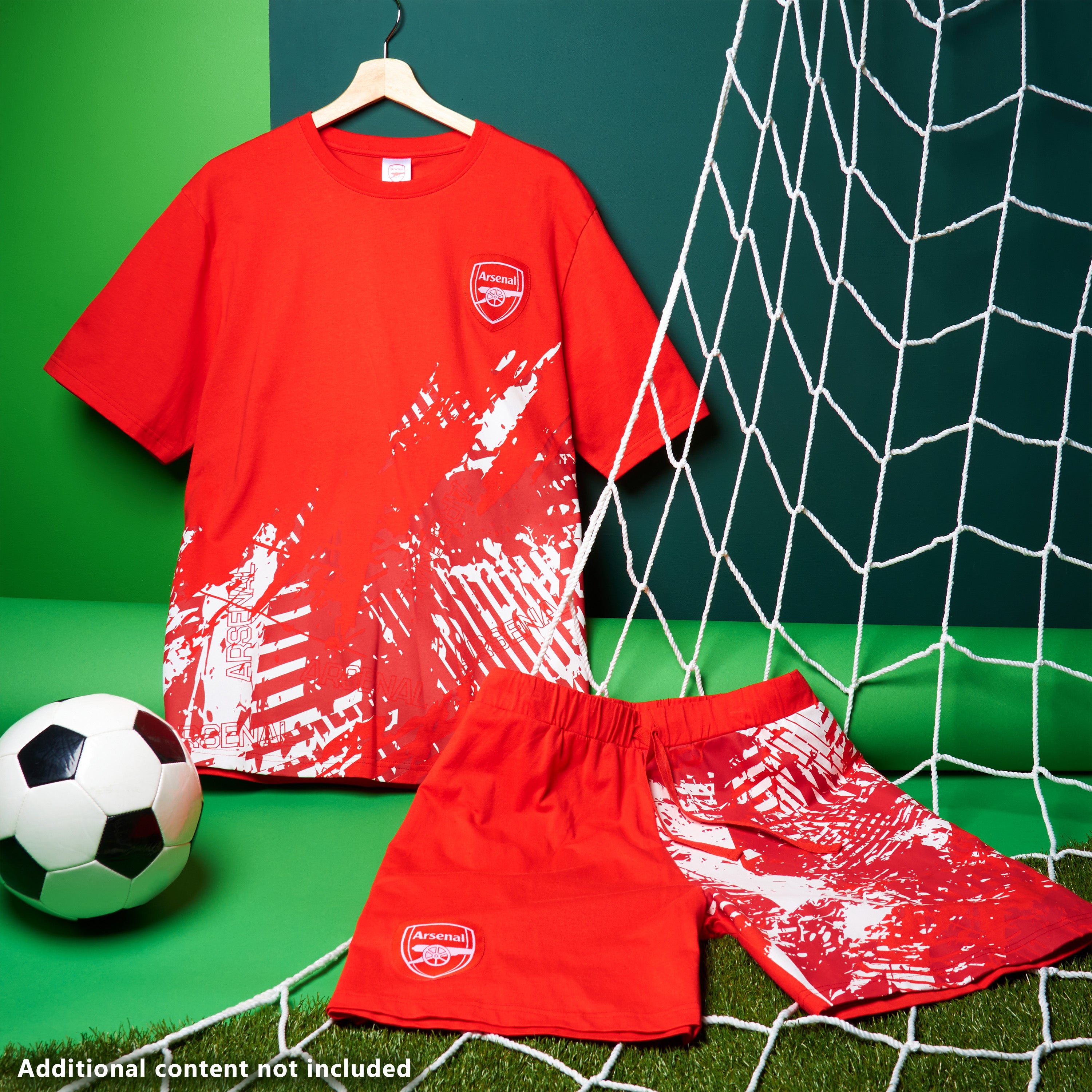 arsenal-pyjama-court-homme-short-coton-respirant image 5