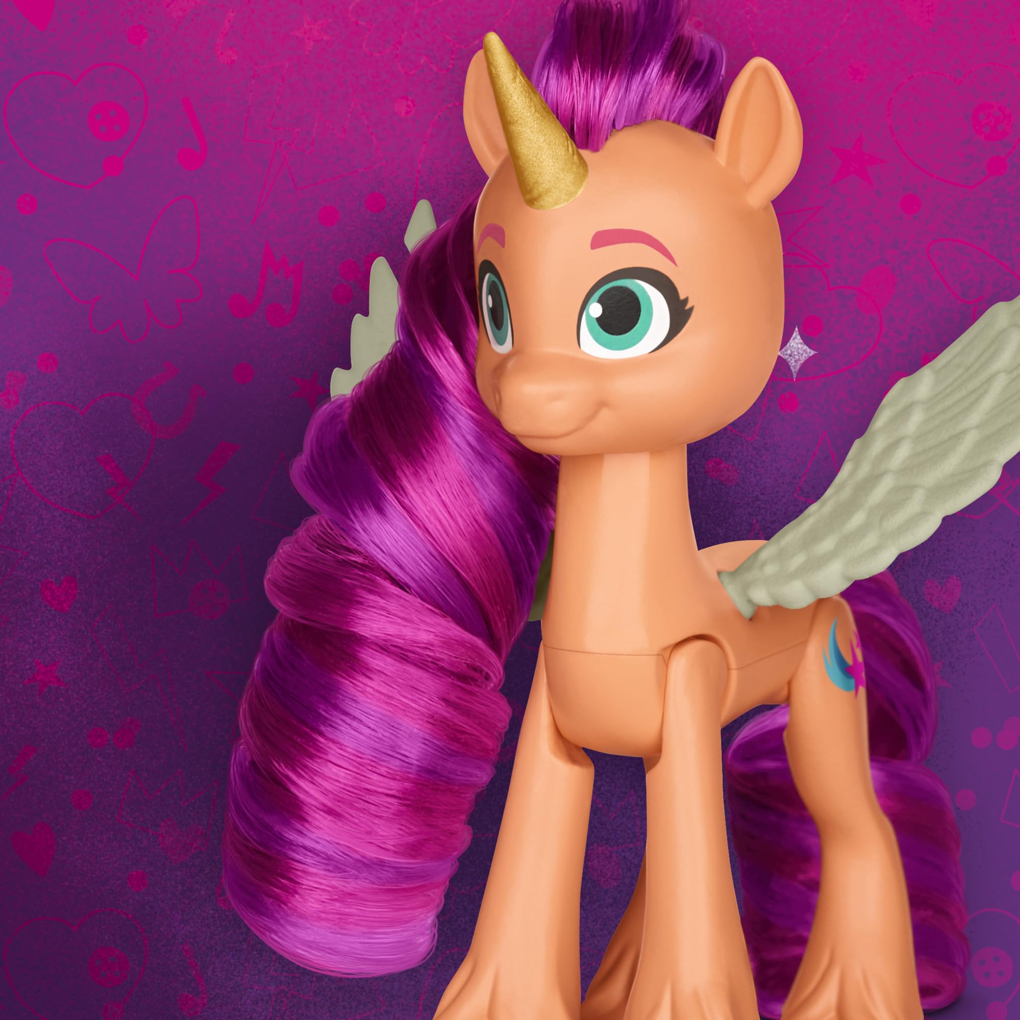 my-little-pony-sunny-dragon-coffret-3-figurines-phosphorescent image 5