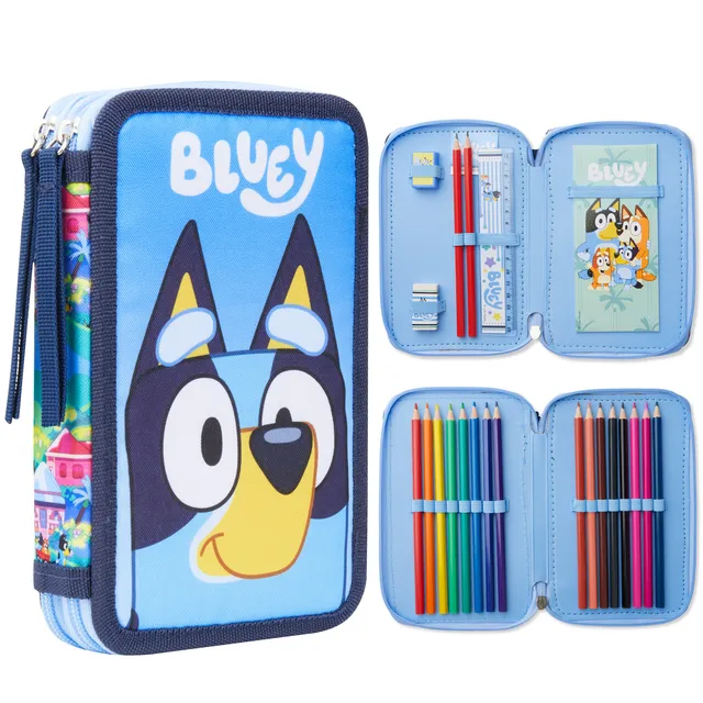 bluey-trousse-scolaire-garnie-enfant-avec-crayons-couleur image 1