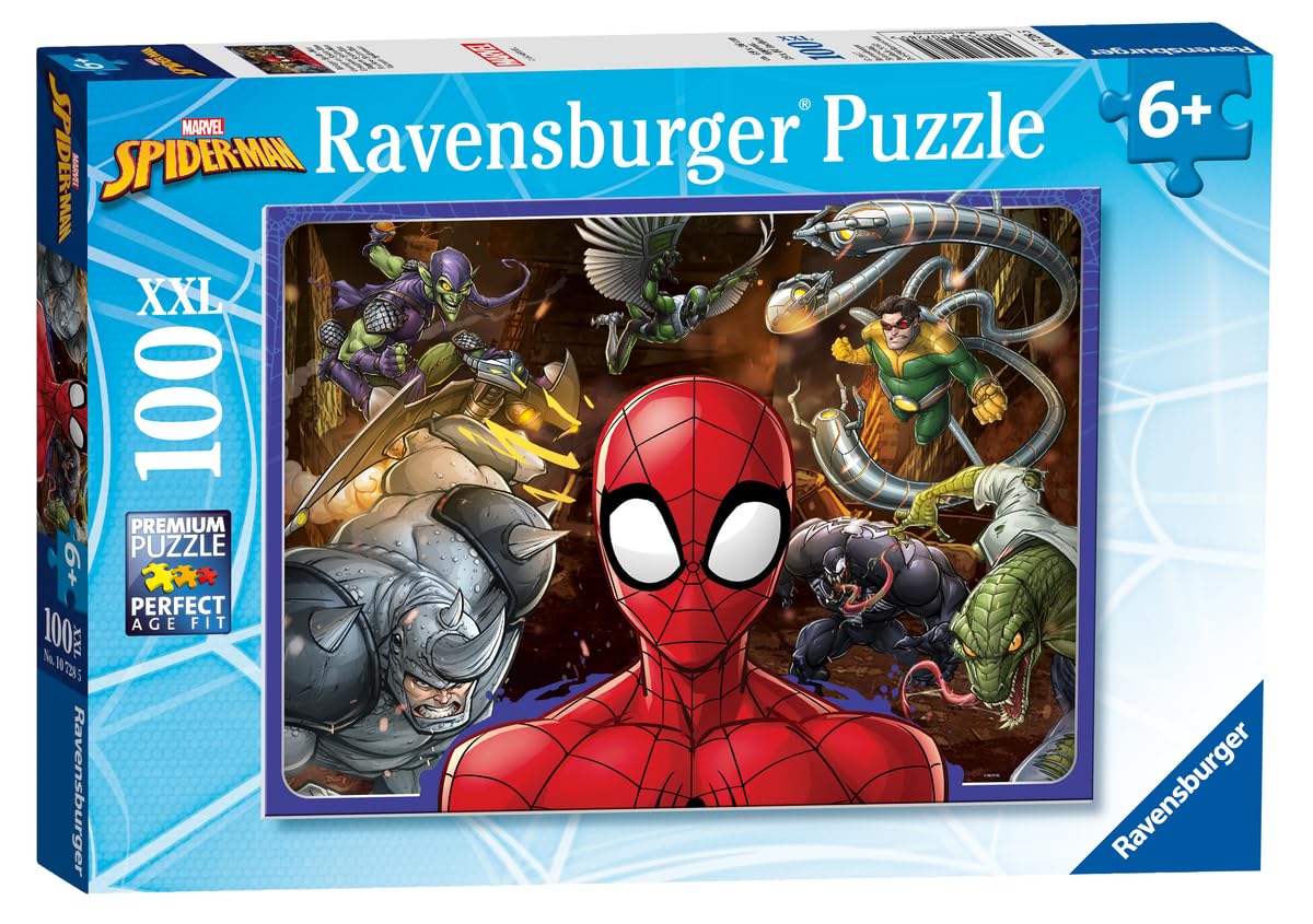ravensburger-marvel-puzzle-100-pi-ces-xxl-spider-man-multicolore-l image 3