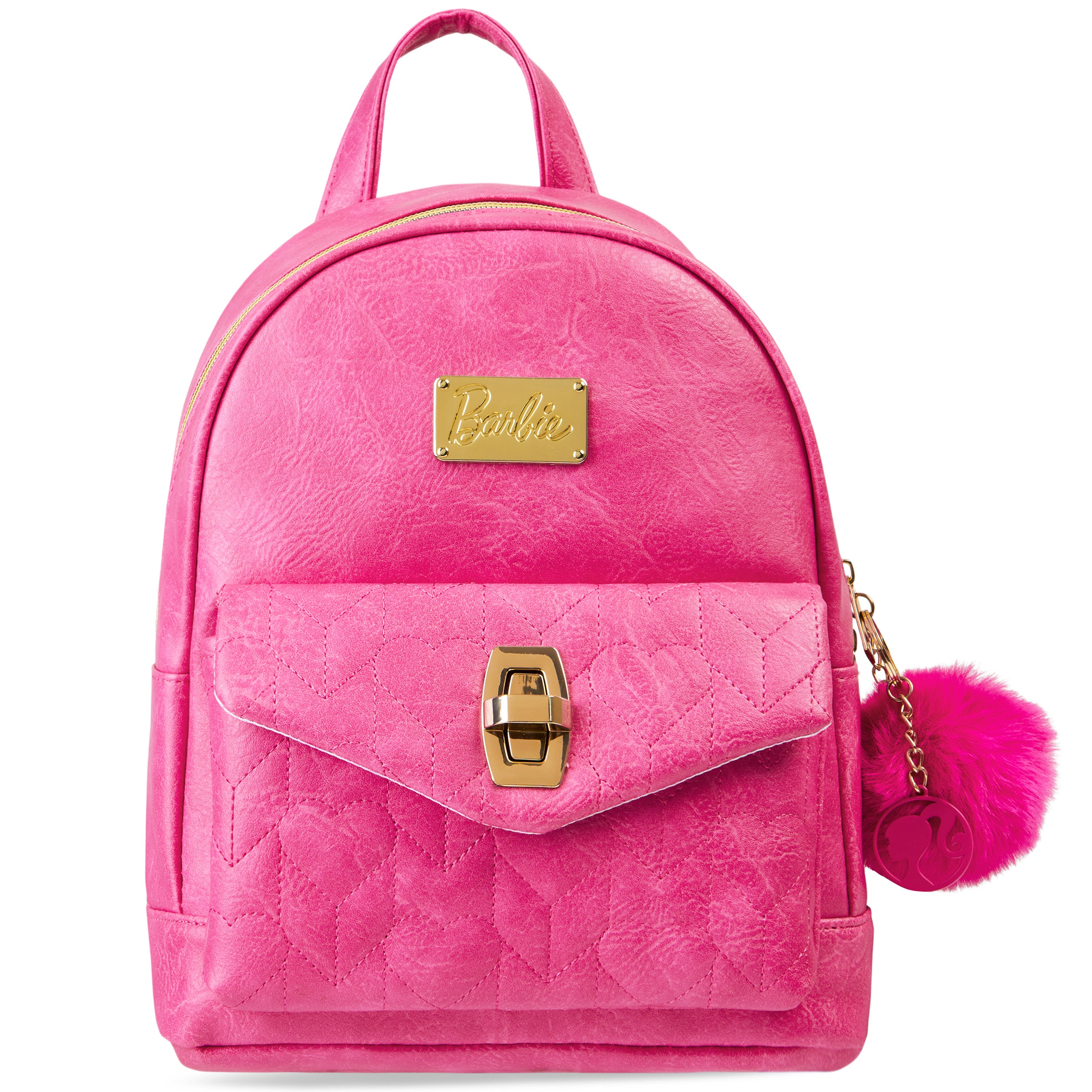 barbie-sac-dos-femme-similicuir-rose-bretelles-r-glables image 1