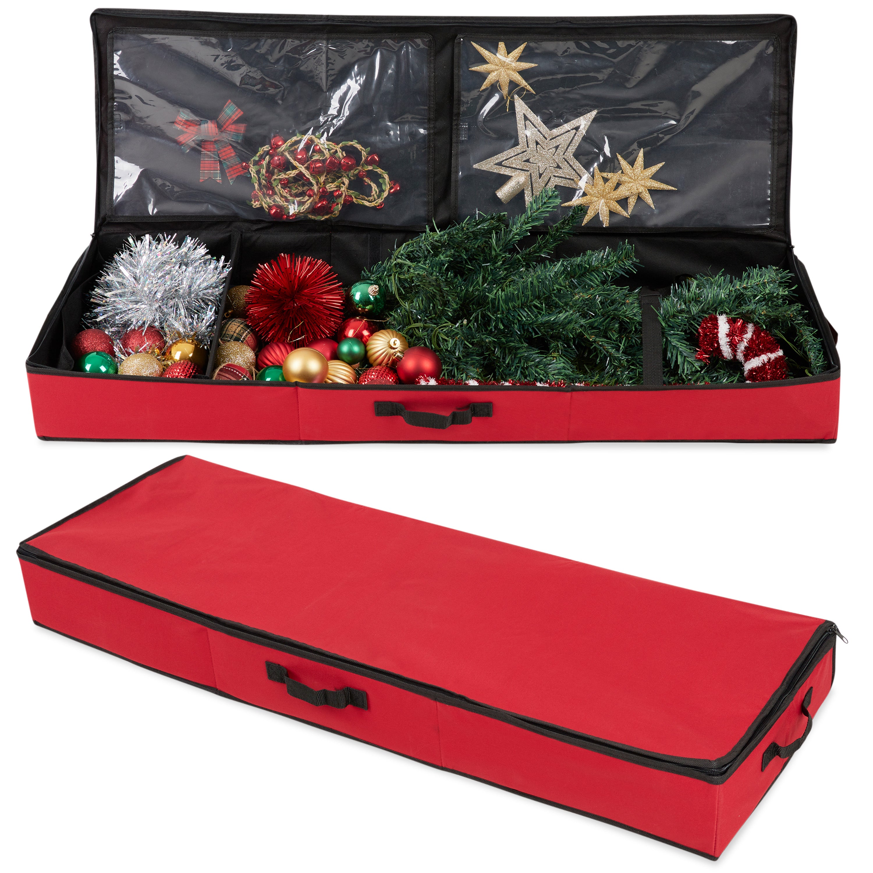 get-trend-home-housse-sapin-no-l-rouge-100-cm-zipp-e image 1