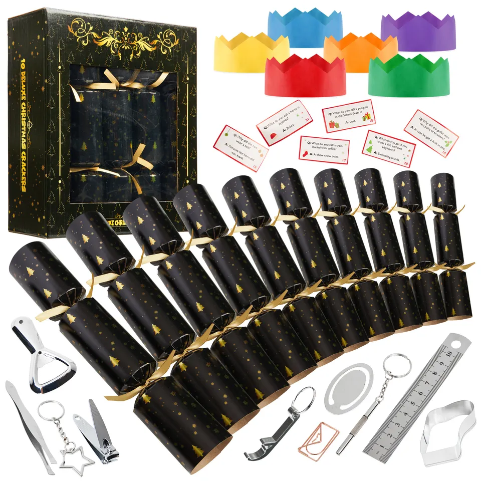 kreativekraft-crackers-no-l-deluxe-lot-6-jouets-chapeaux image 1