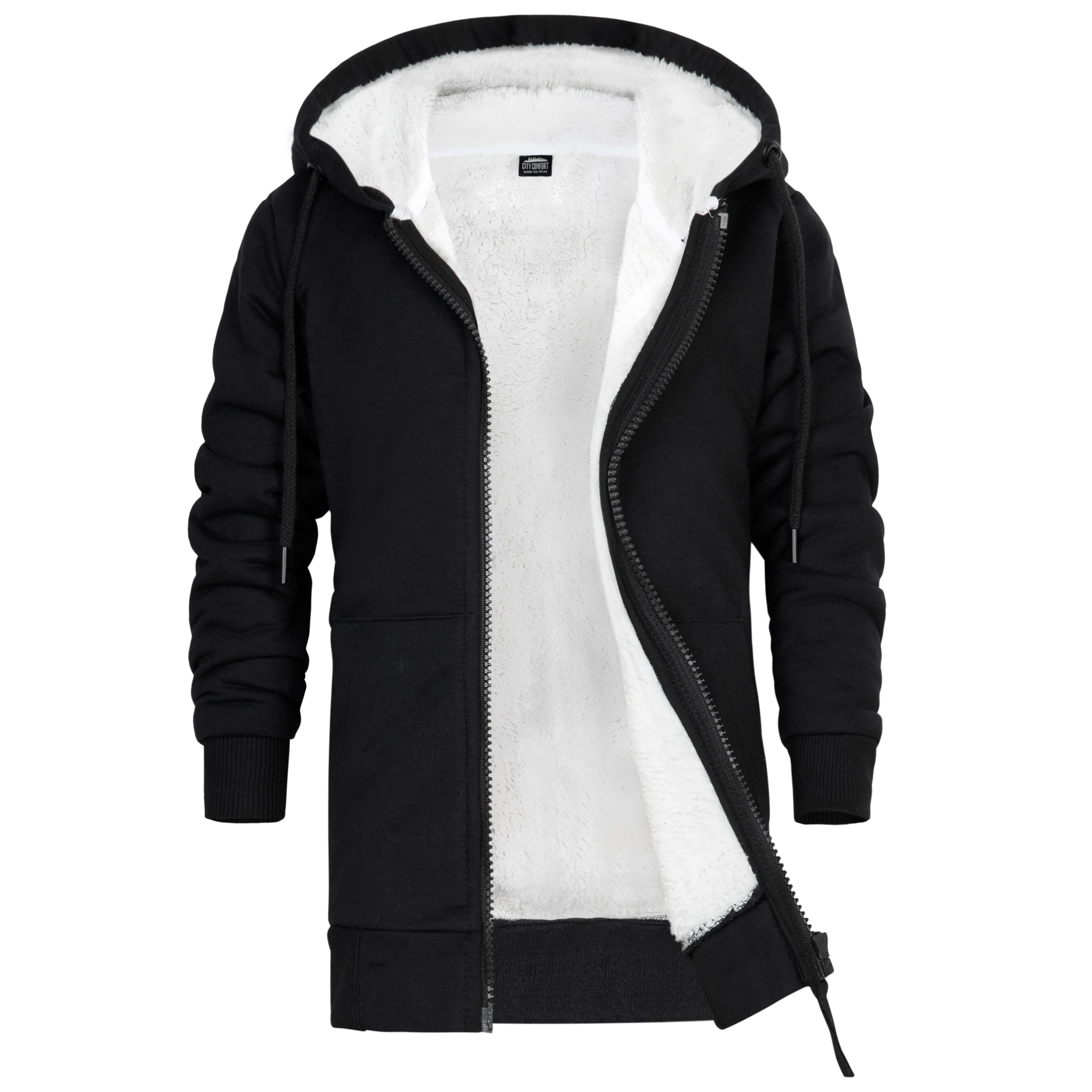 citycomfort-sweat-capuche-zipp-enfant-polaire-rose-9-10-ans image 8