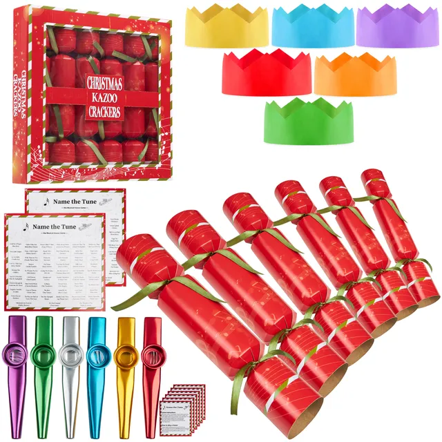 kreativekraft-crackers-no-l-musicaux-kazoo-pack-6 image 1