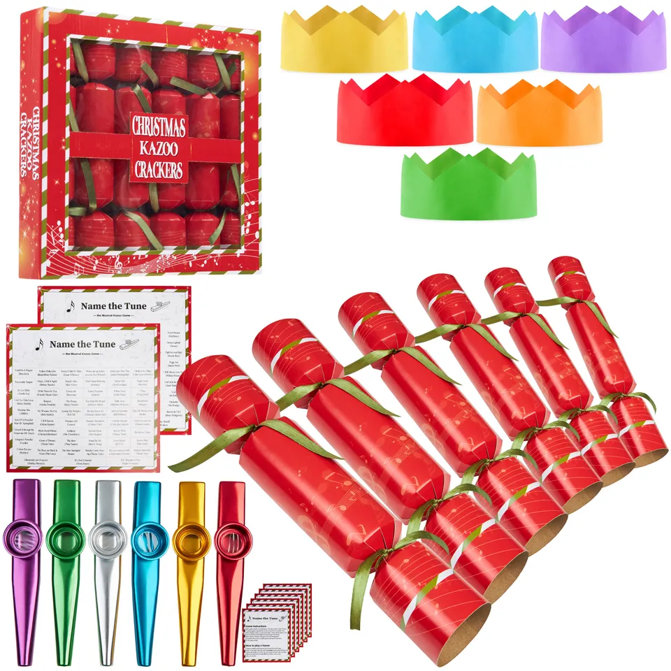 kreativekraft-crackers-no-l-musicaux-kazoo-pack-6 image 1