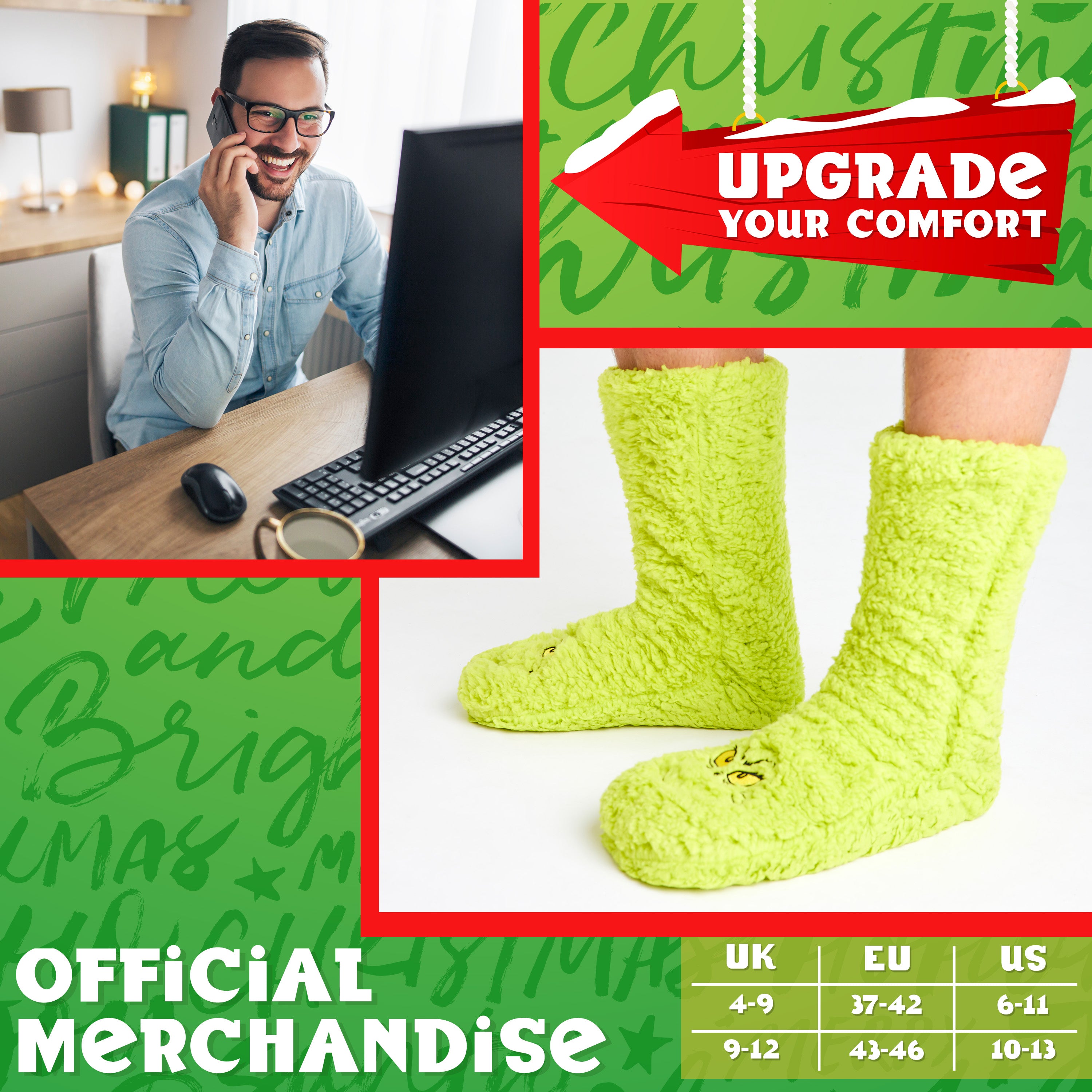 grinch-chaussettes-pilou-femme-antid-rapantes-4-9 image 6