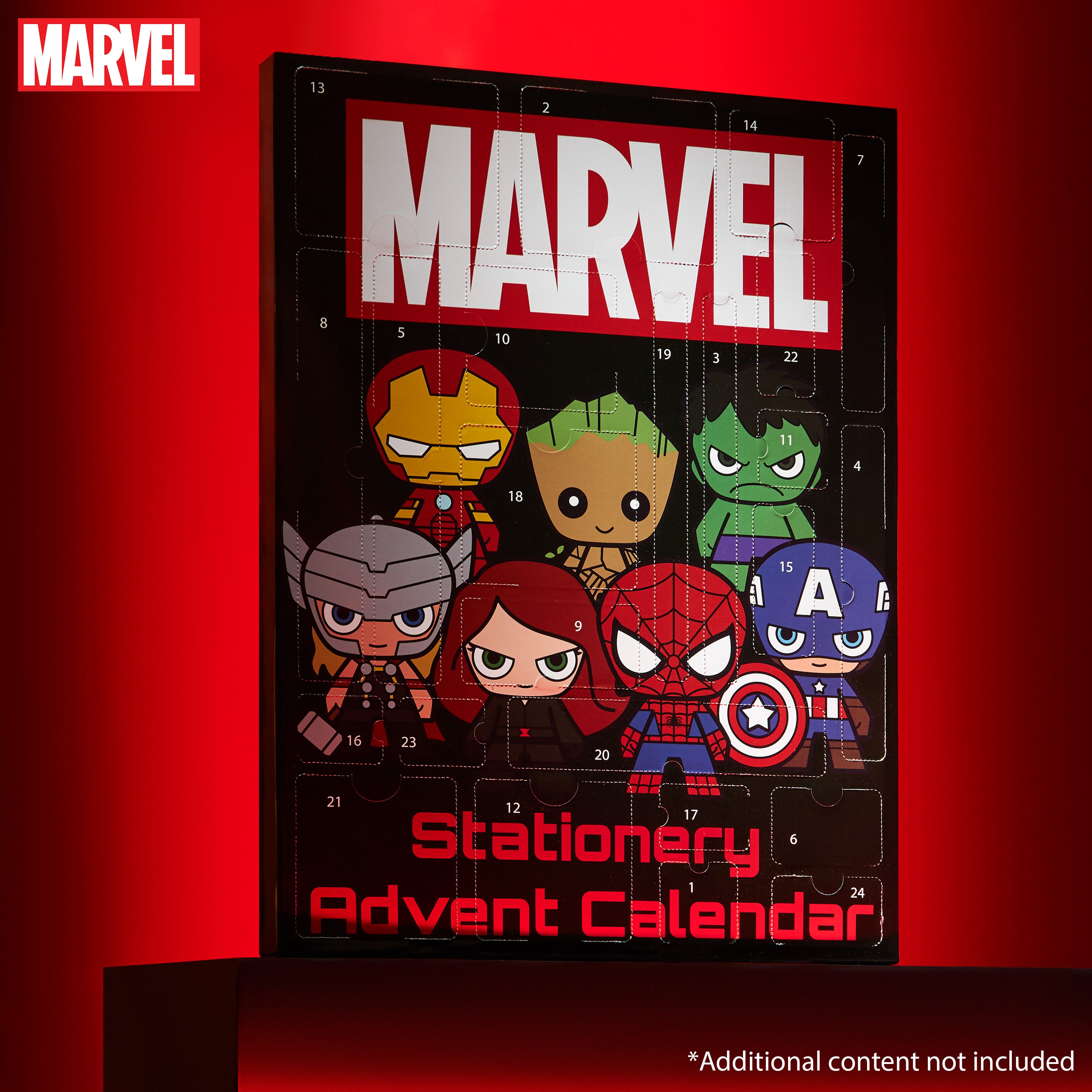 marvel-avengers-calendrier-de-l-avent-2025-papeterie-24-surprises image 2
