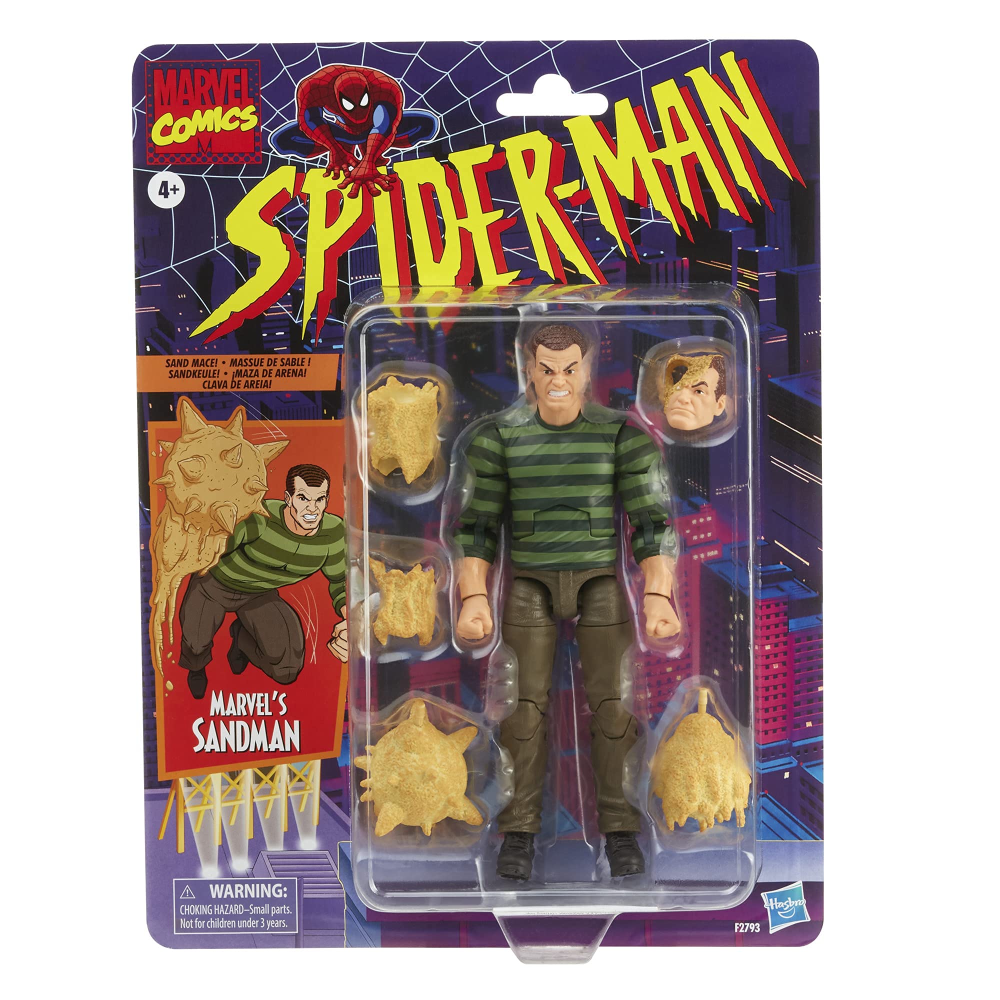 hasbro-marvel-legends-sandman-figurine-articul-e-15-cm-accessoires image 2