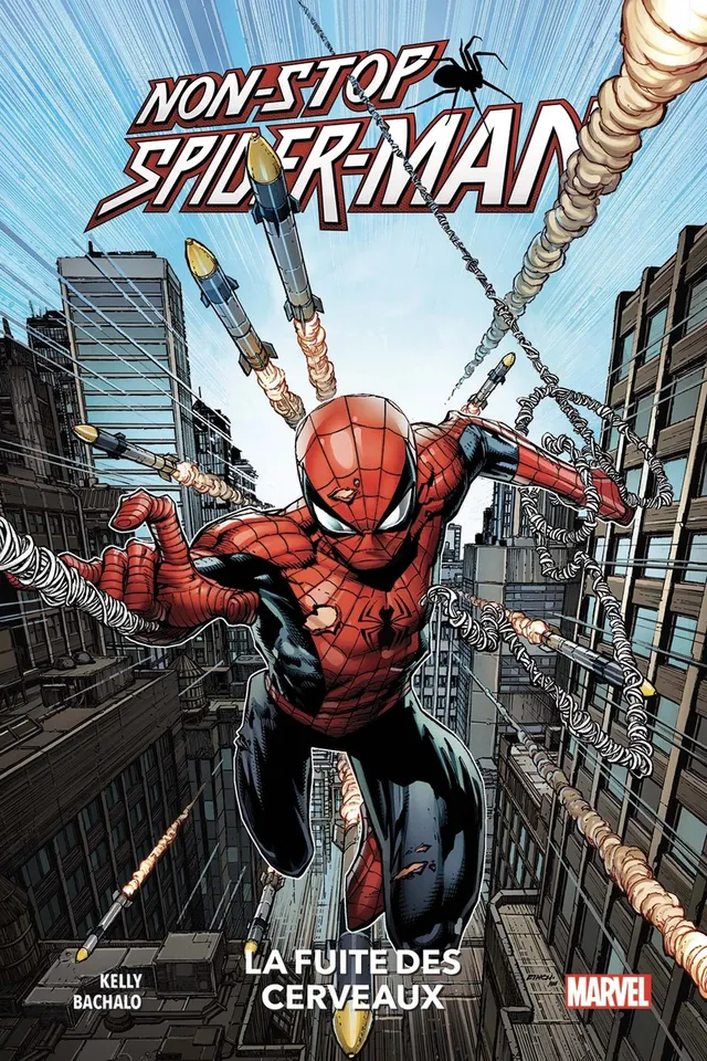 marvel-non-stop-spider-man-la-fuite-des-cerveaux-bd-album-vf image 1