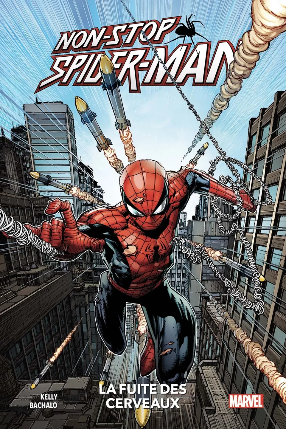 marvel-non-stop-spider-man-la-fuite-des-cerveaux-bd-album-vf image 1