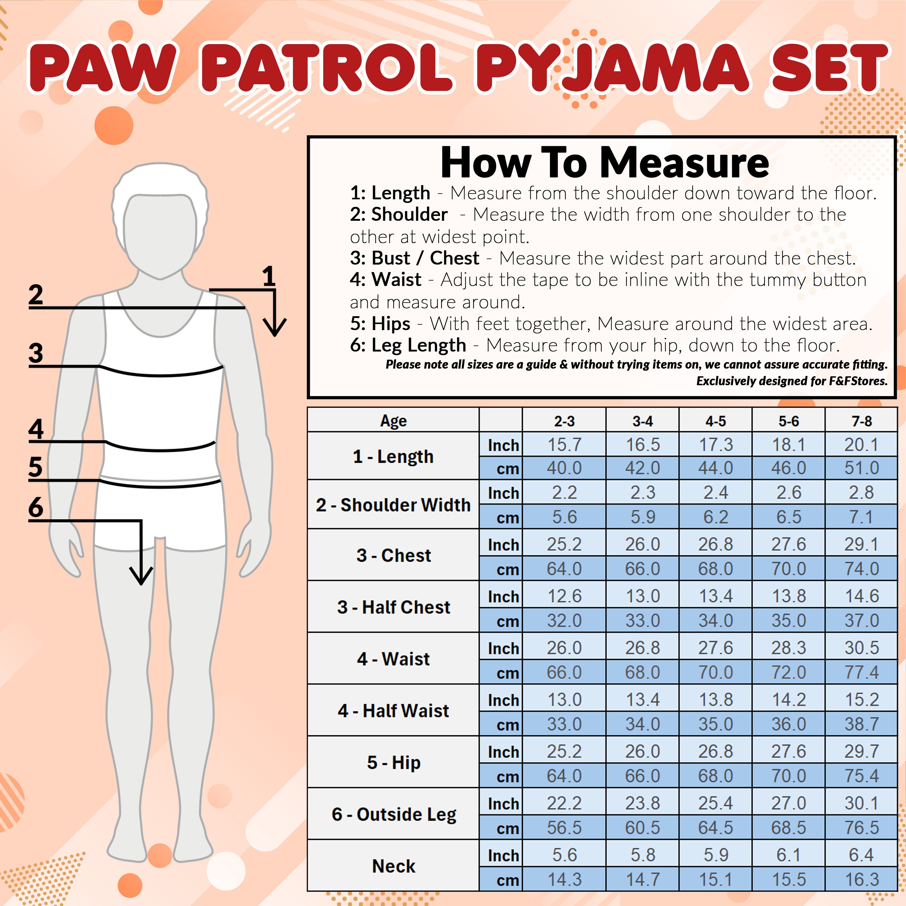 paw-patrol-pyjama-gar-on-long-2-pi-ces-coton-pat-patrouille image 6