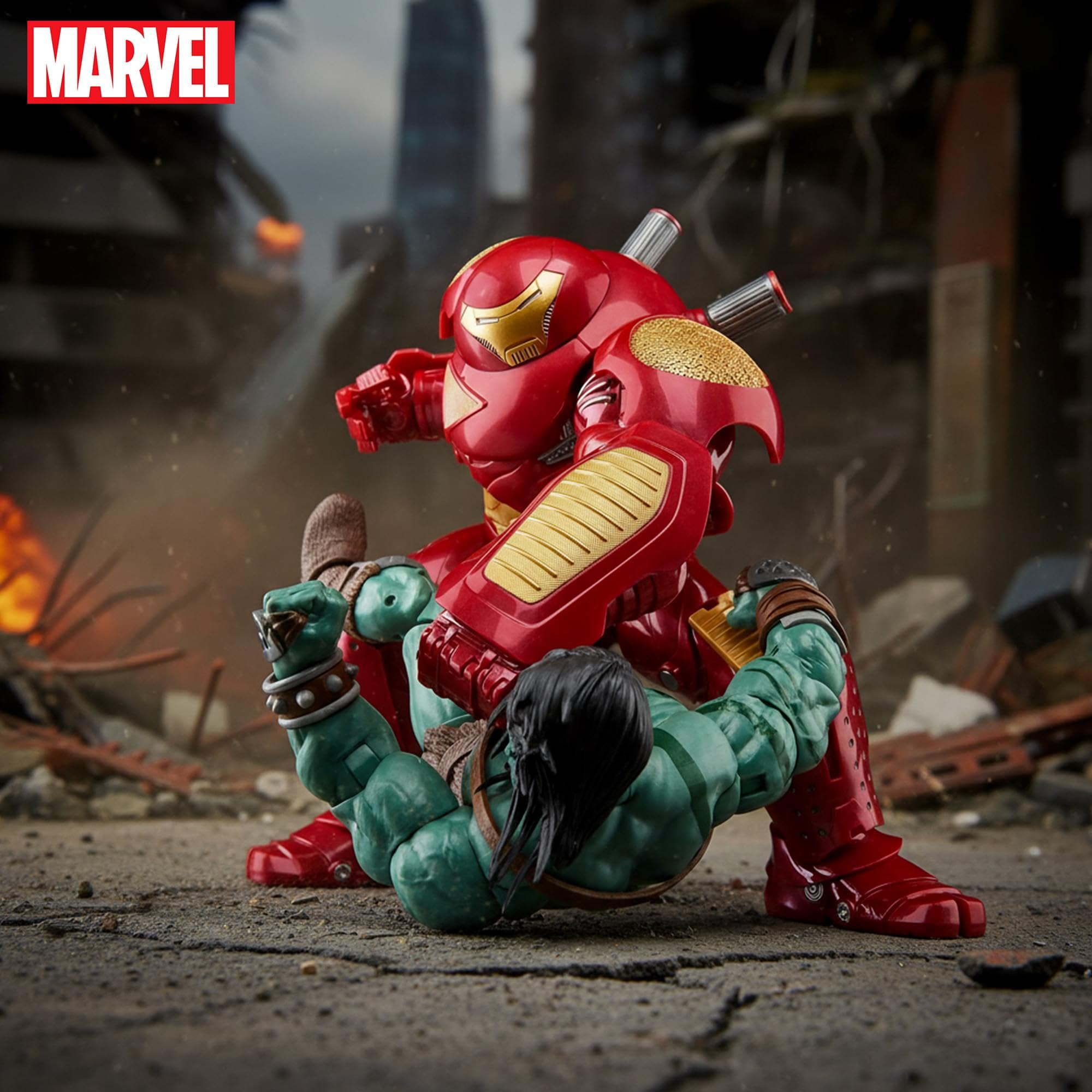 marvel-legends-hulkbuster-figurine-articul-e-deluxe-comics-22-5-cm image 6