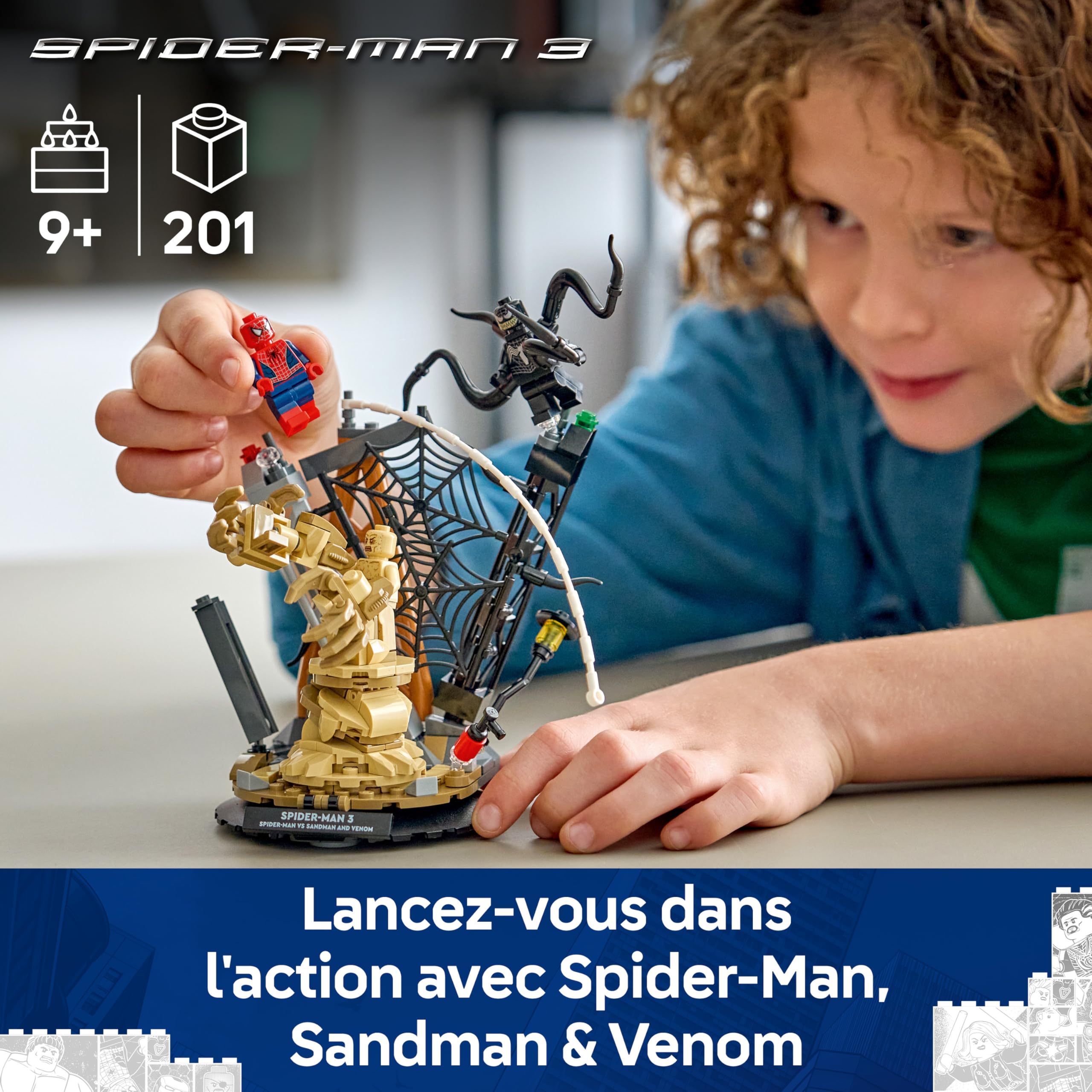 lego-marvel-76334-spider-man-vs-sandman-construction-9-ans-201-pcs image 2