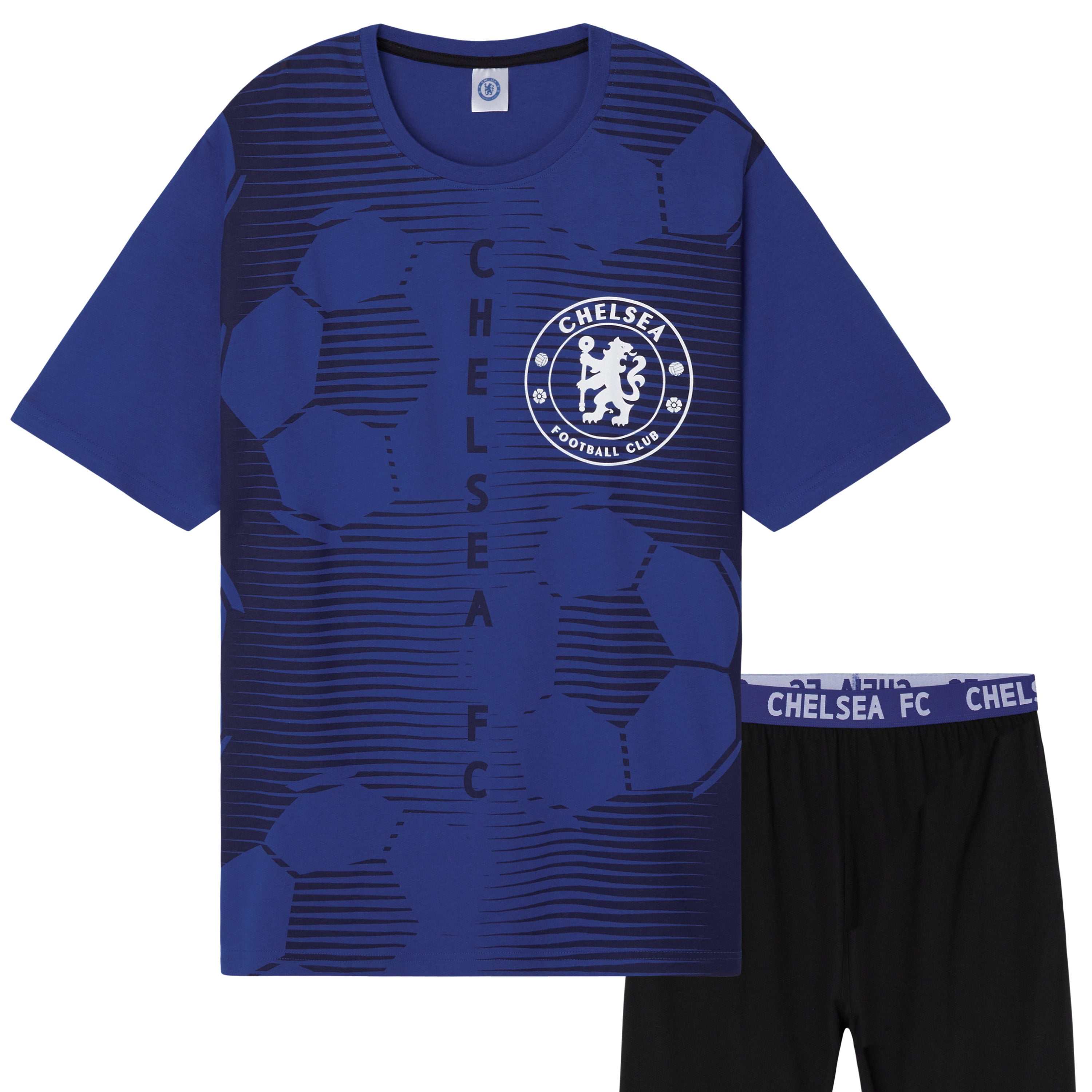chelsea-ensemble-pyjama-homme-coton-bleu-pantalon-long image 4