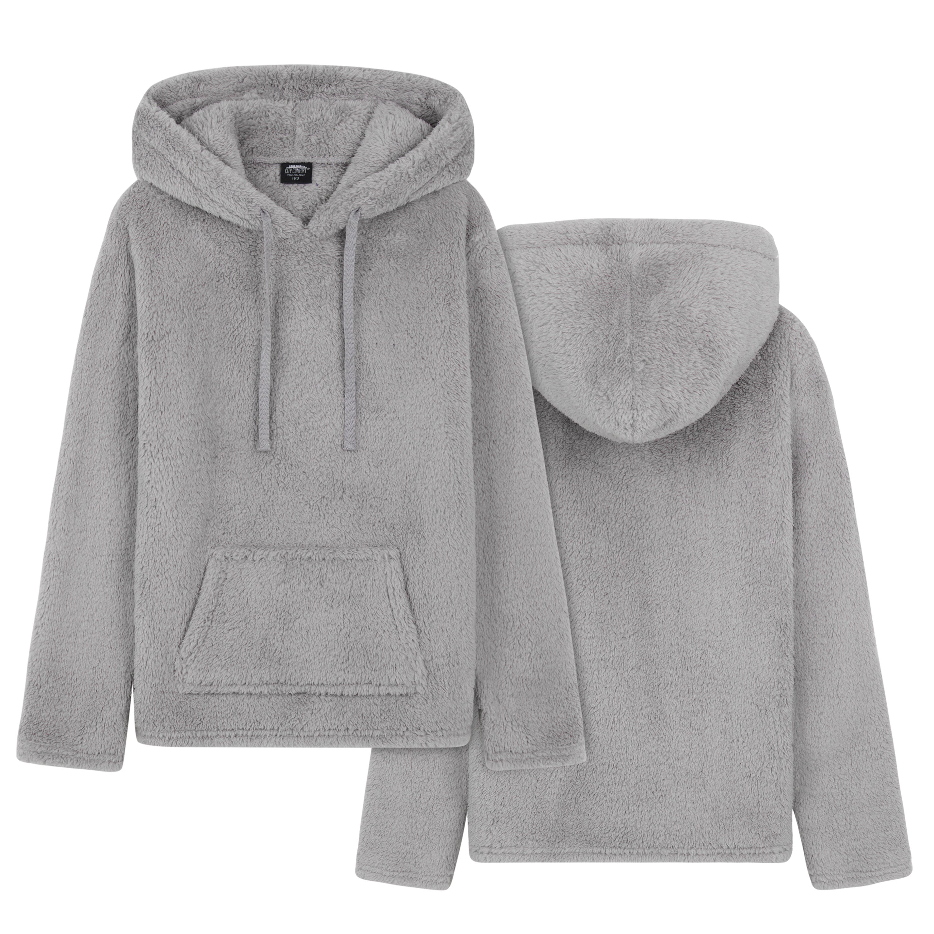 citycomfort-sweat-capuche-polaire-fille-bleu-marine-9-10-ans image 8