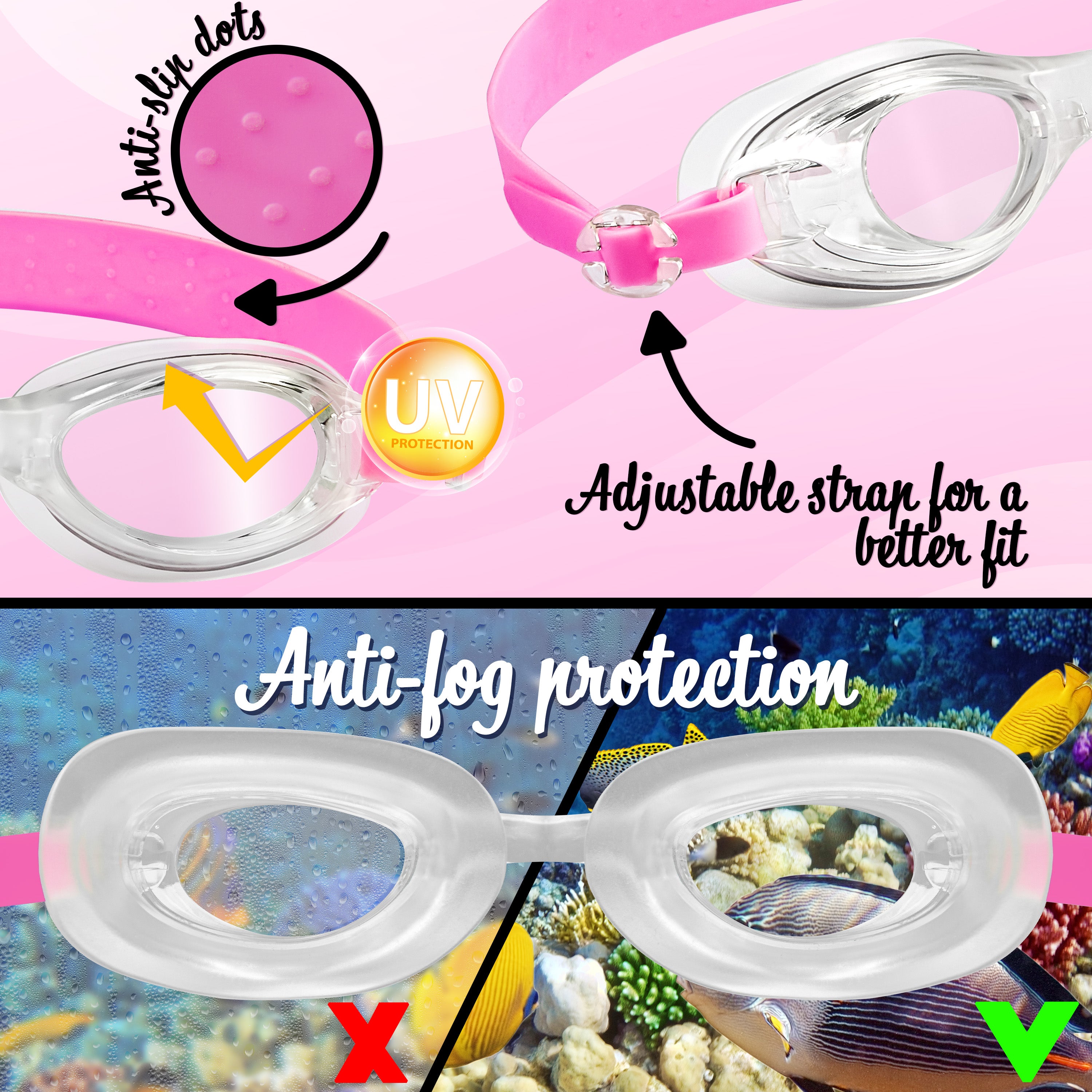 disney-minnie-kit-natation-enfant-lunettes-bonnet-minnie image 5