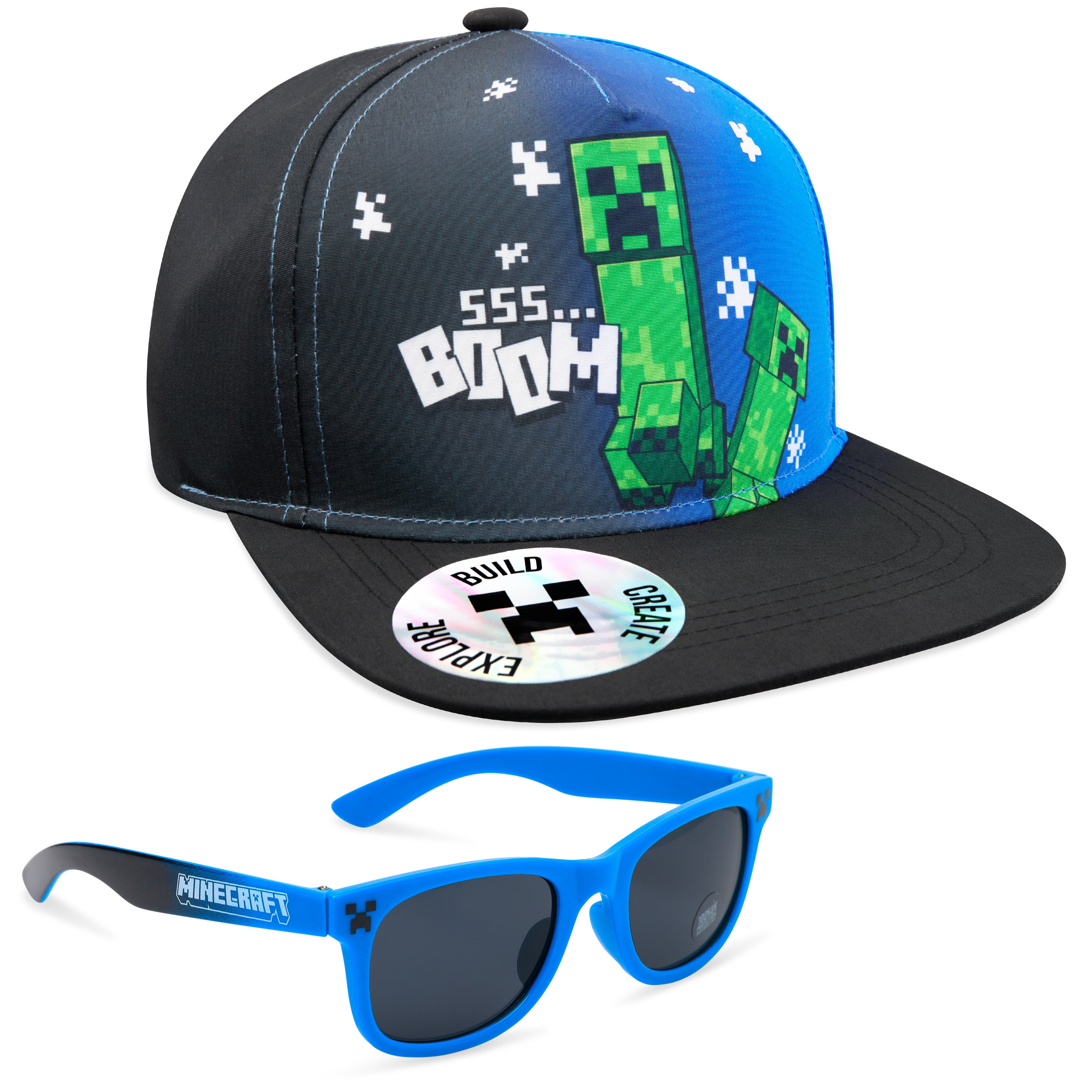 minecraft-casquette-baseball-lunettes-enfant-gar-on-uv image 1