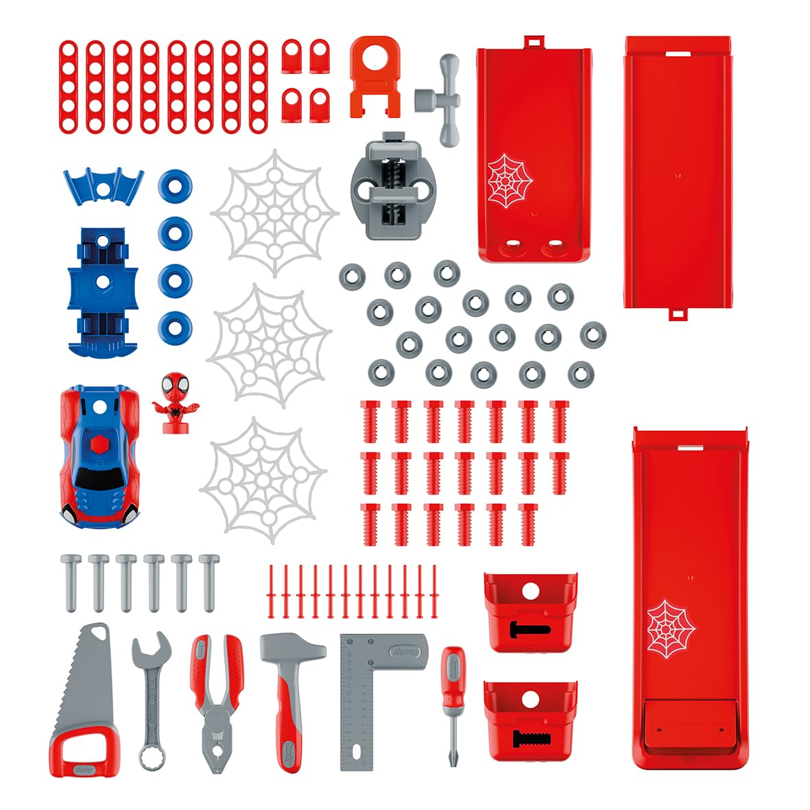 smoby-spidey-bricolo-center-tabli-bricolage-90-accessoires-3-ans image 3