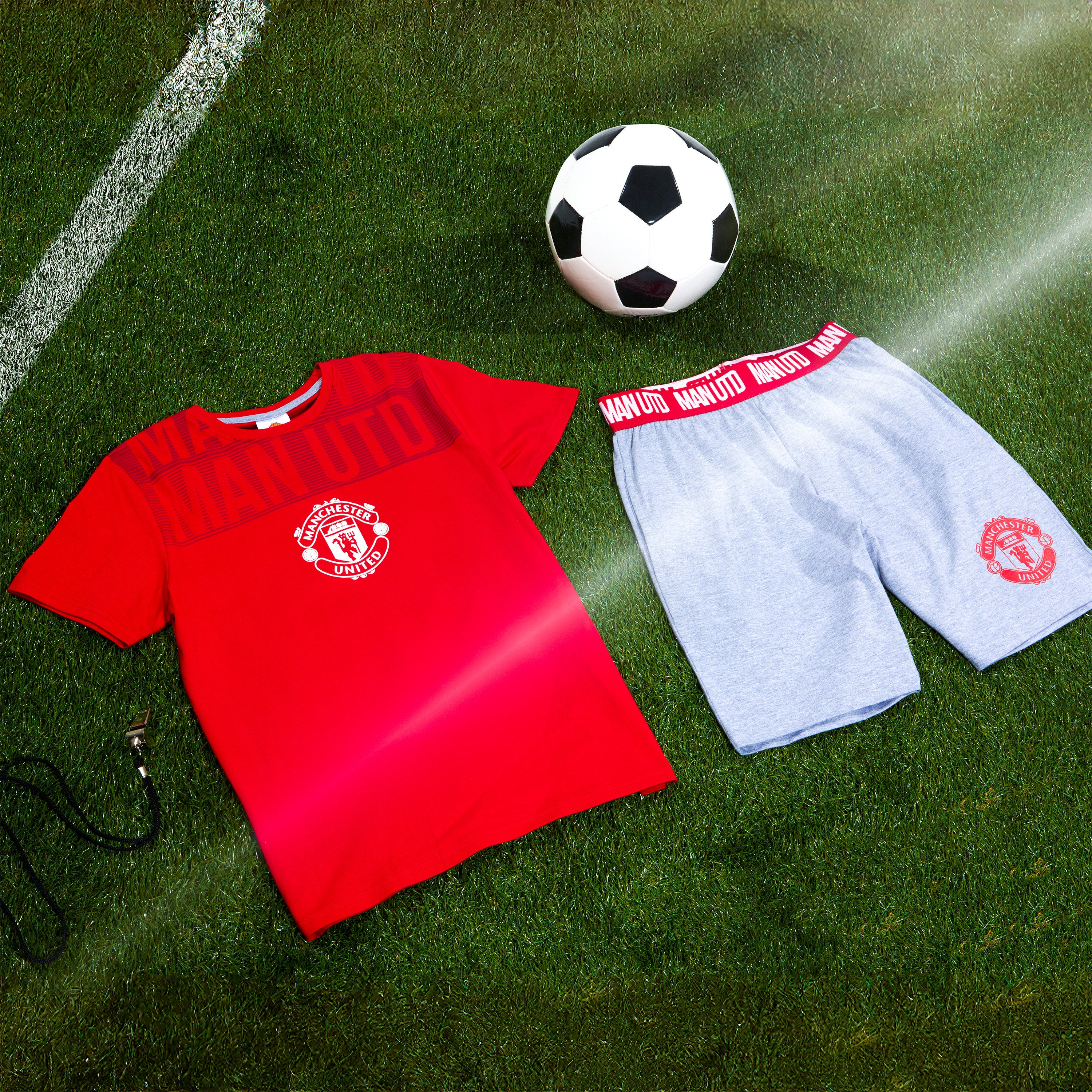manchester-united-pyjama-court-gar-on-rouge-11-12-ans image 2