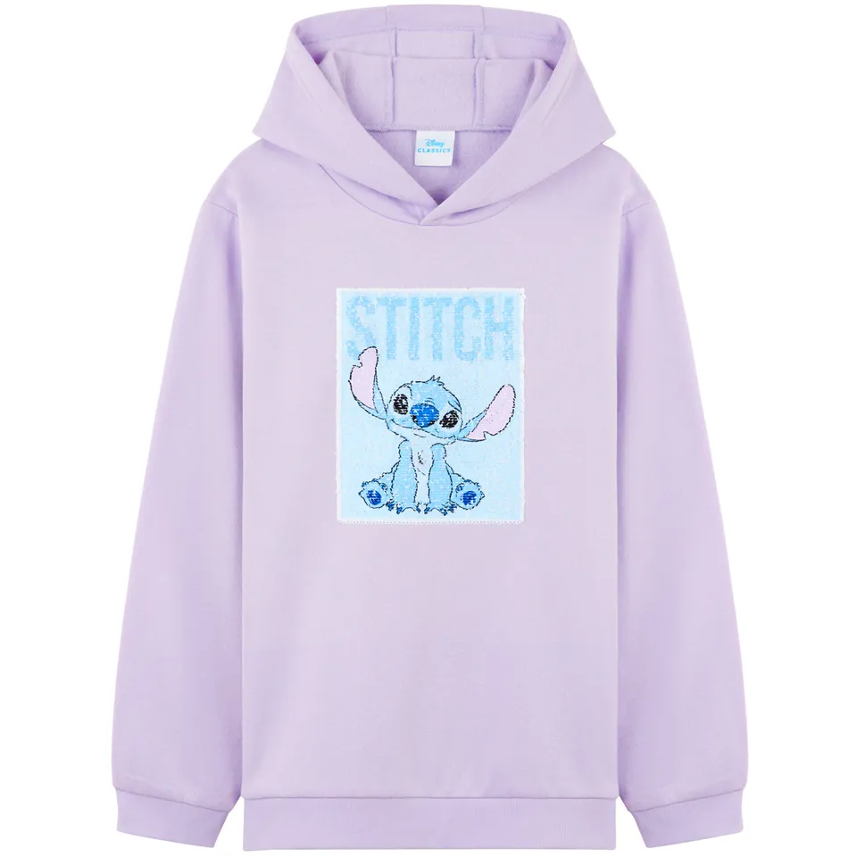 disney-stitch-hoodie-fille-sweat-sequins-r-versibles image 1