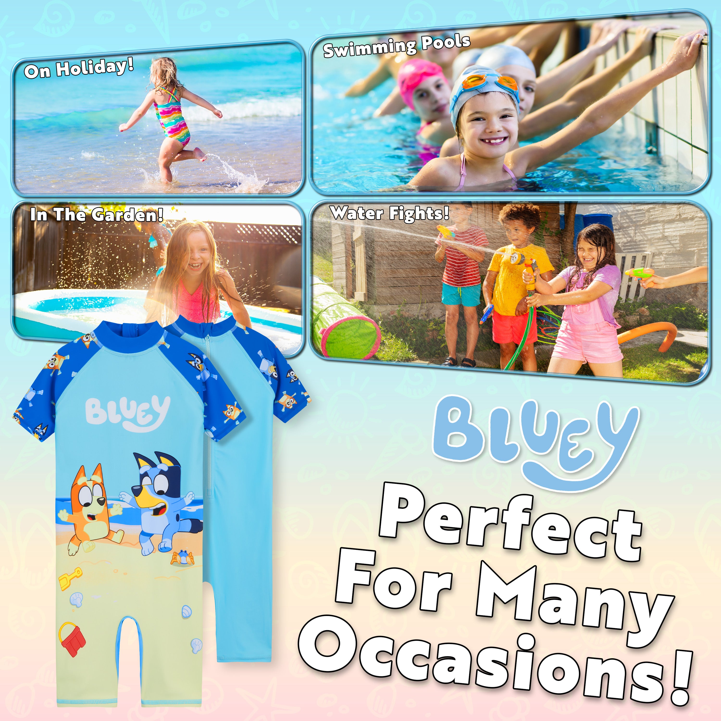 bluey-maillot-de-bain-fille-1-pi-ce-manches-5-6-ans image 4