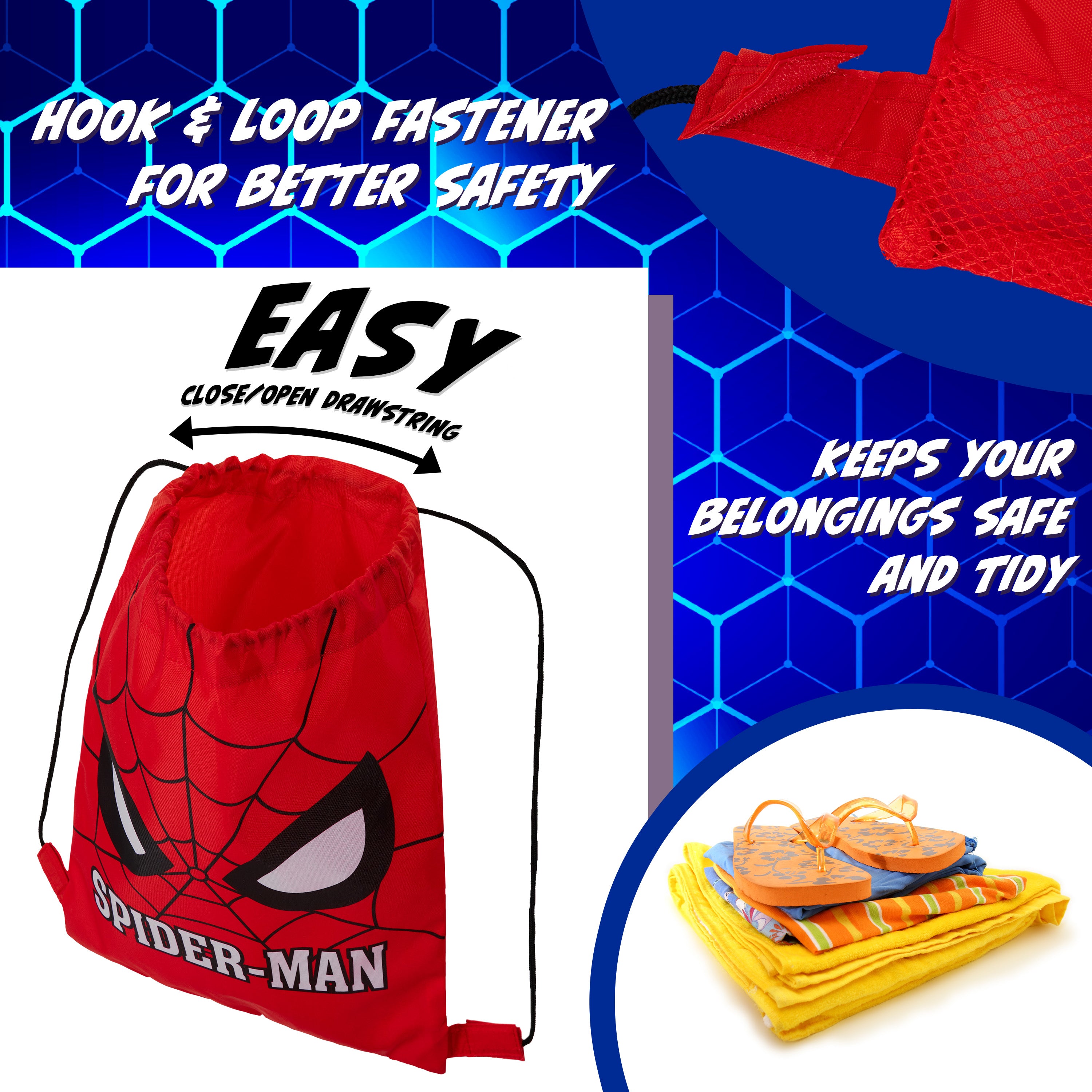 disney-spiderman-sac-cordon-enfant-29x38-cm-gym image 5