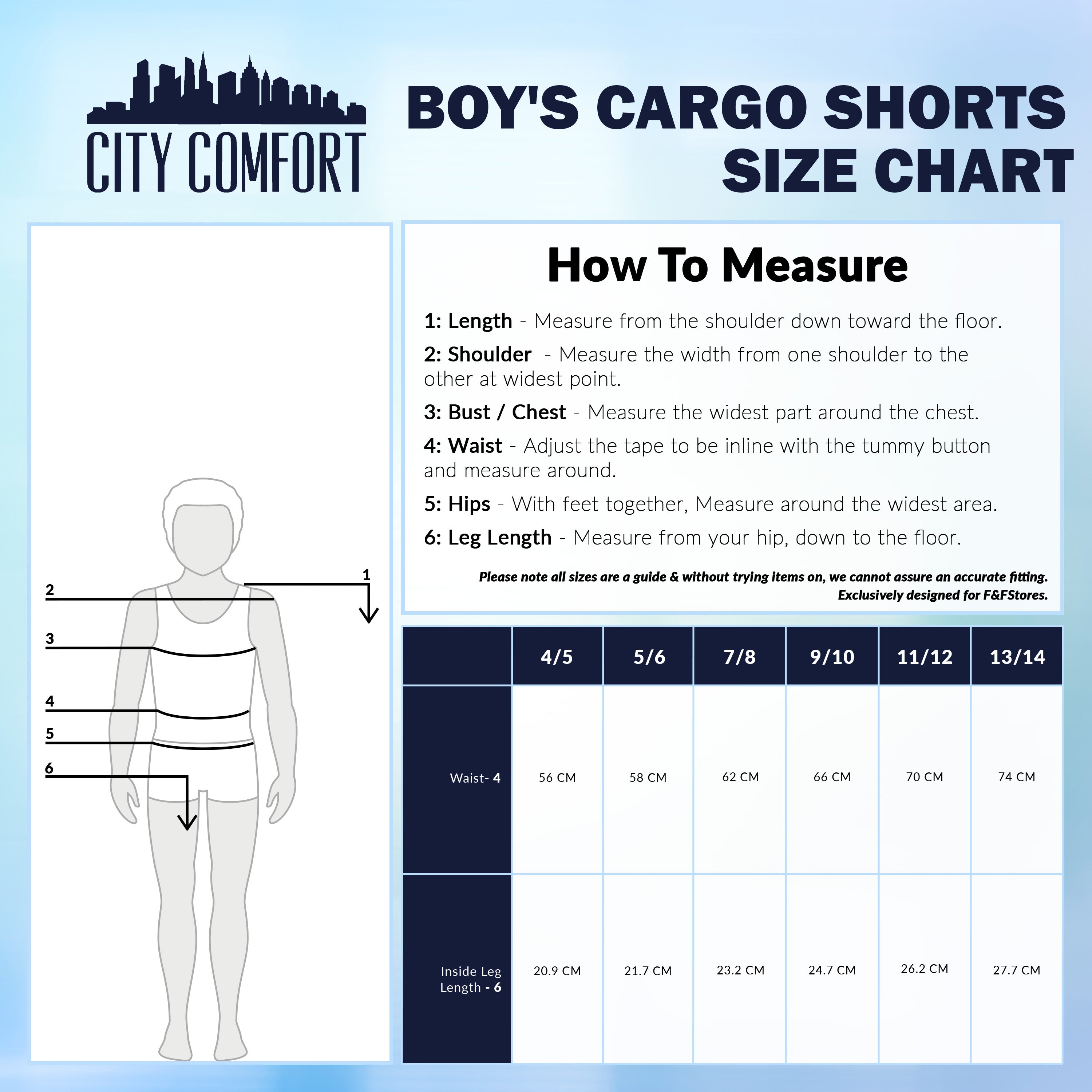 citycomfort-short-cargo-gar-on-coton-marine-9-10-ans image 6