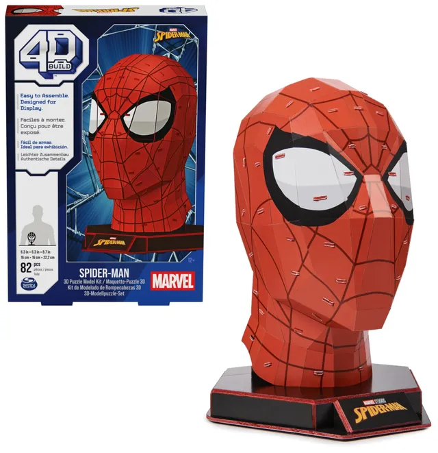 marvel-puzzles-spider-man-masque-3d-82-pi-ces-23-cm image 1