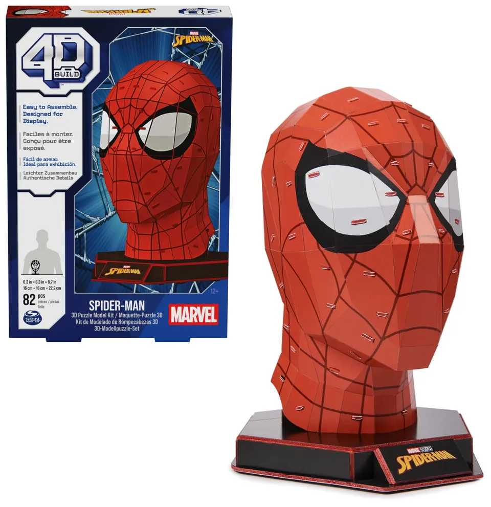 marvel-puzzles-spider-man-masque-3d-82-pi-ces-23-cm image 1