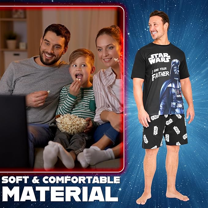 star-wars-pyjama-homme-short-t-shirt-grogu-coton image 5
