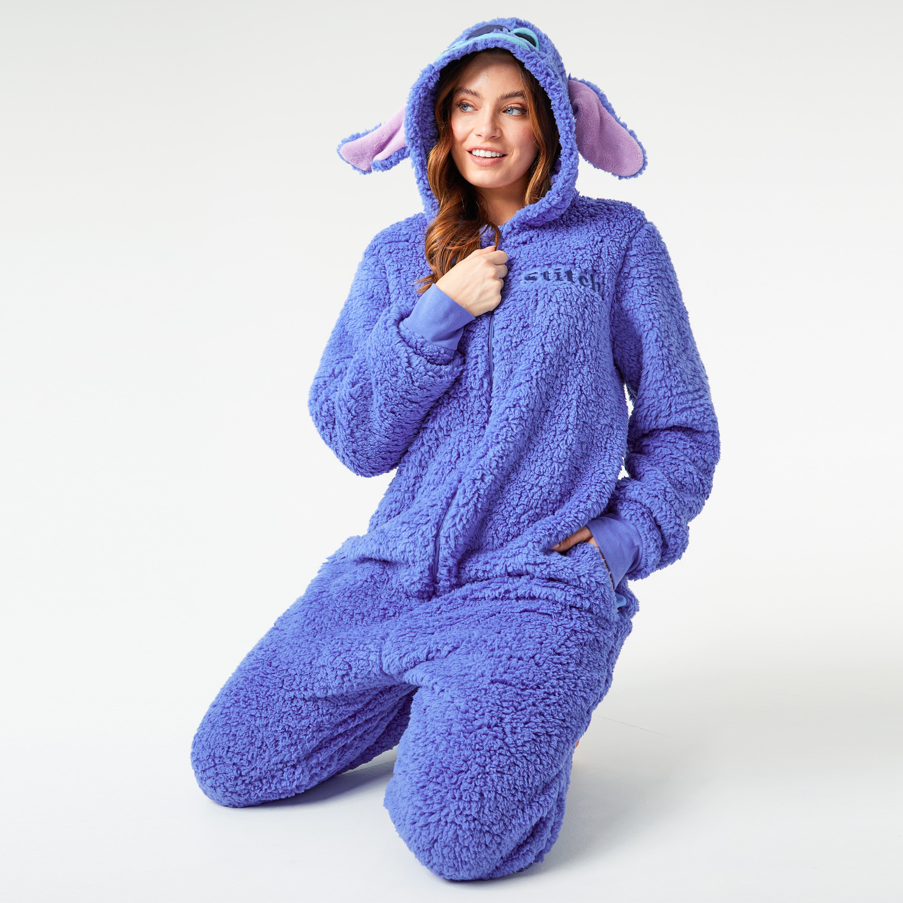 get-trend-stitch-grenouill-re-polaire-bleue-capuche image 2