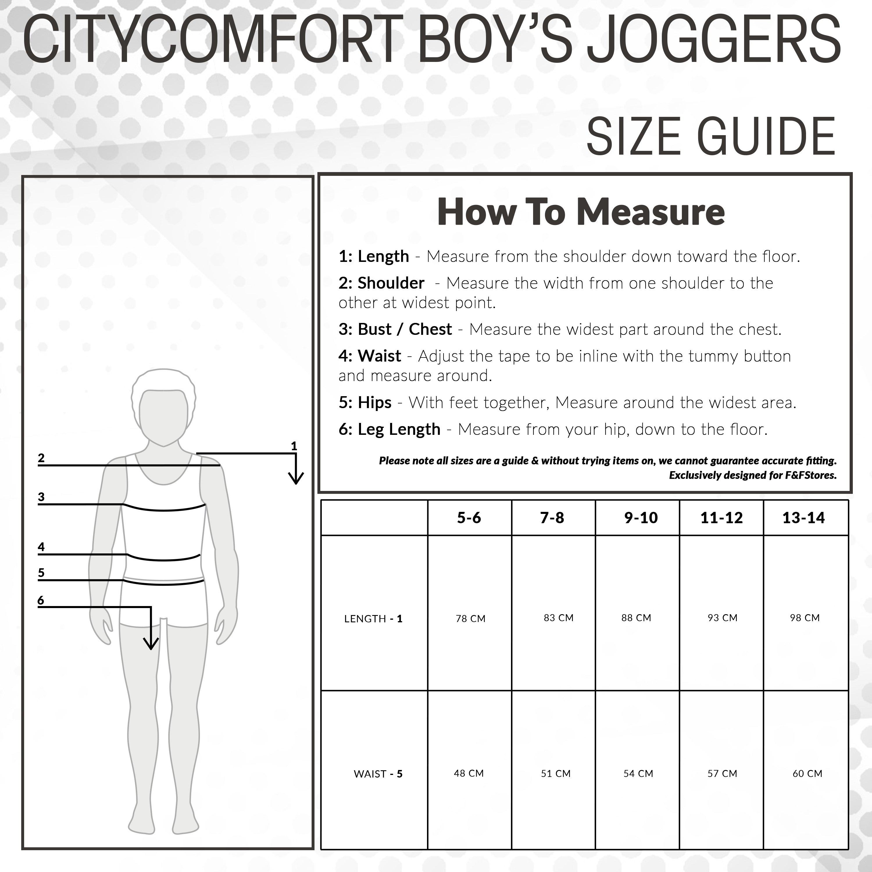 citycomfort-boys-jogging-gar-on-noir-polyester-7-8-ans image 7