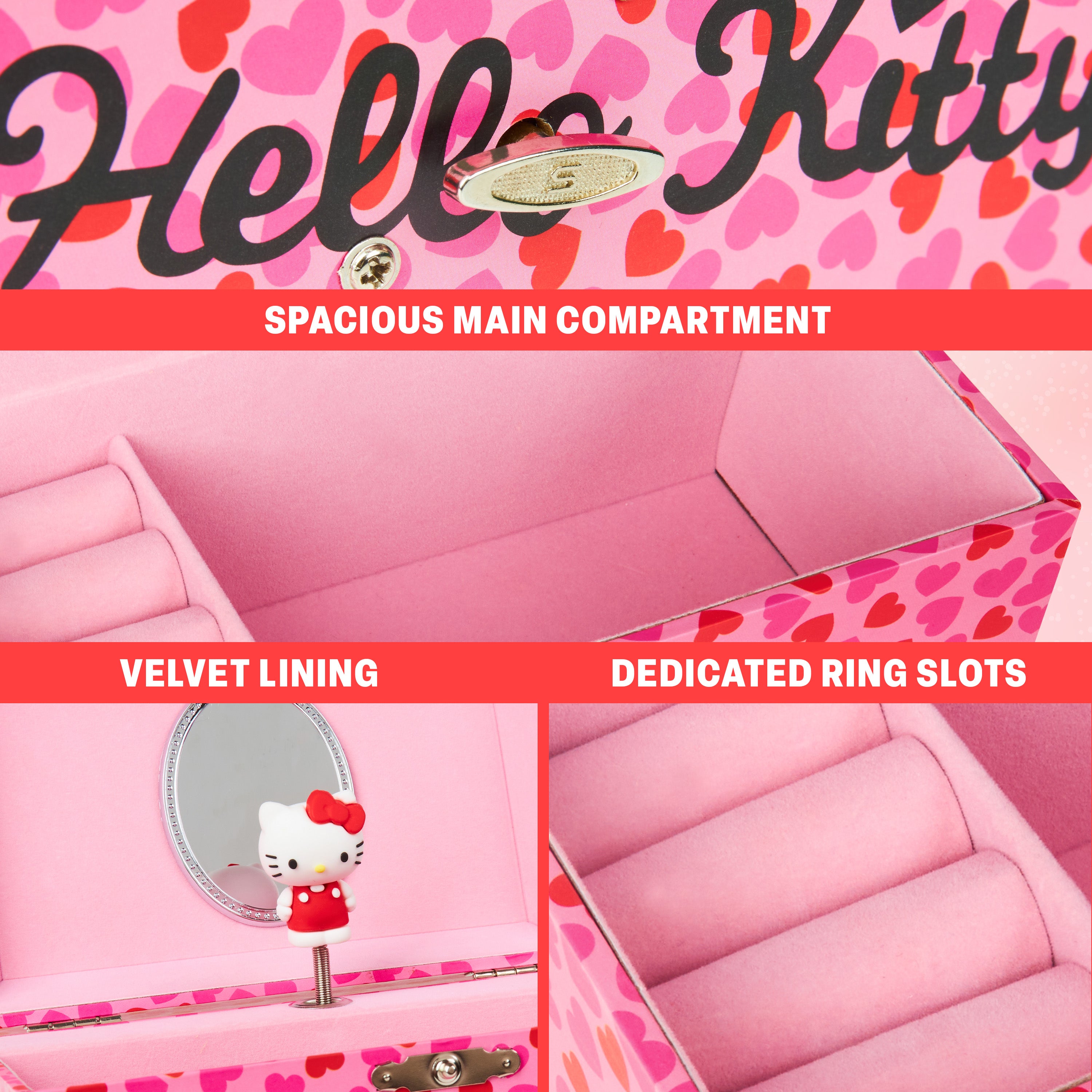 hello-kitty-bo-te-bijoux-musicale-figurine-rangement-bagues image 4