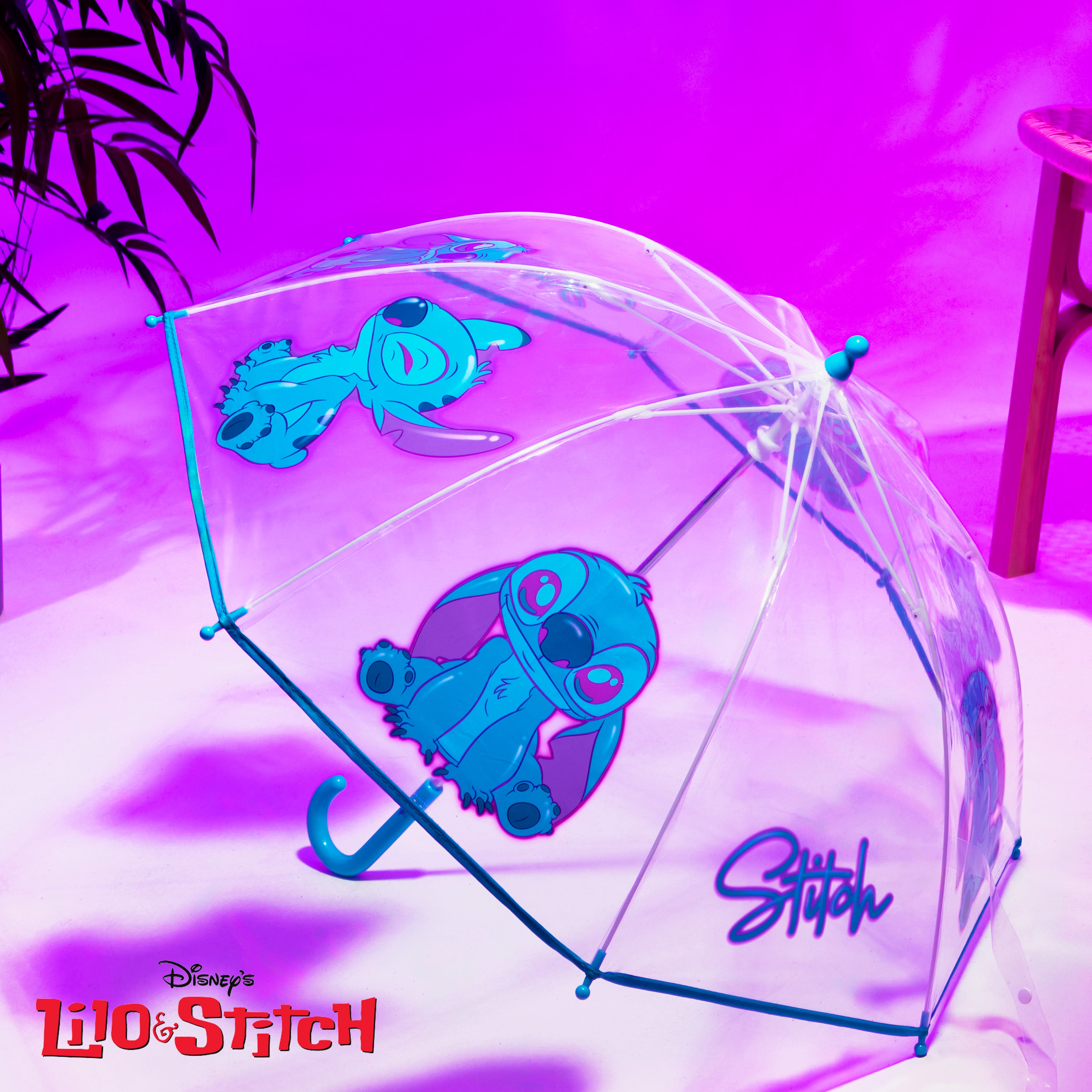 get-trend-girls-disney-stitch-parapluie-transparent-cloche-fille image 2