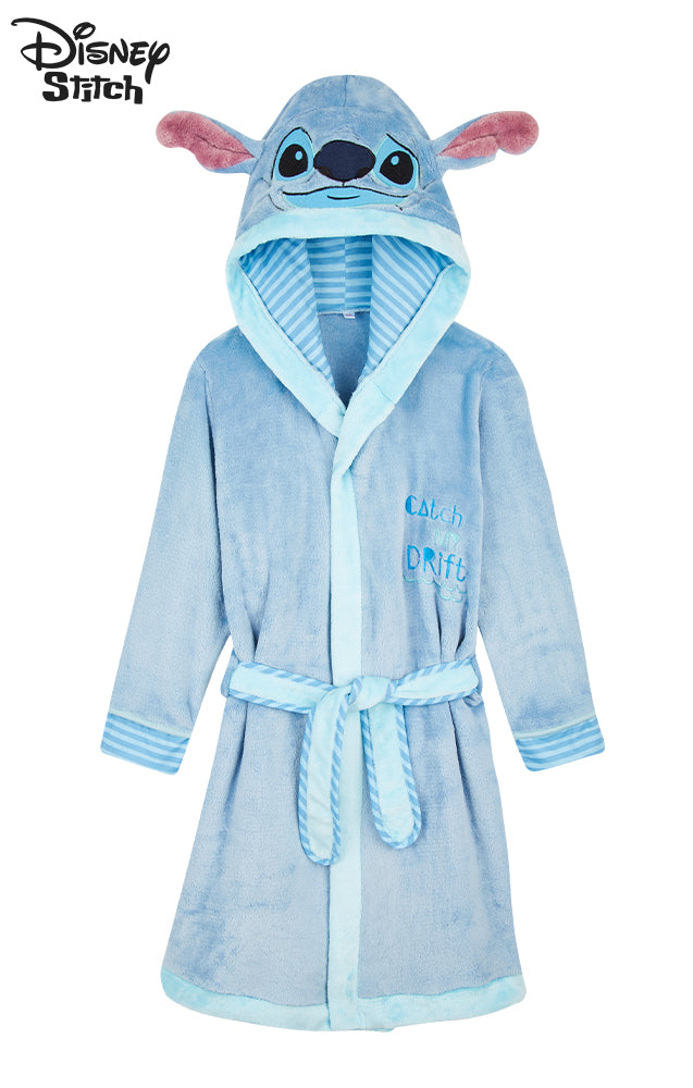 disney-stitch-peignoir-enfant-polaire-capuche-7-8-ans image 7