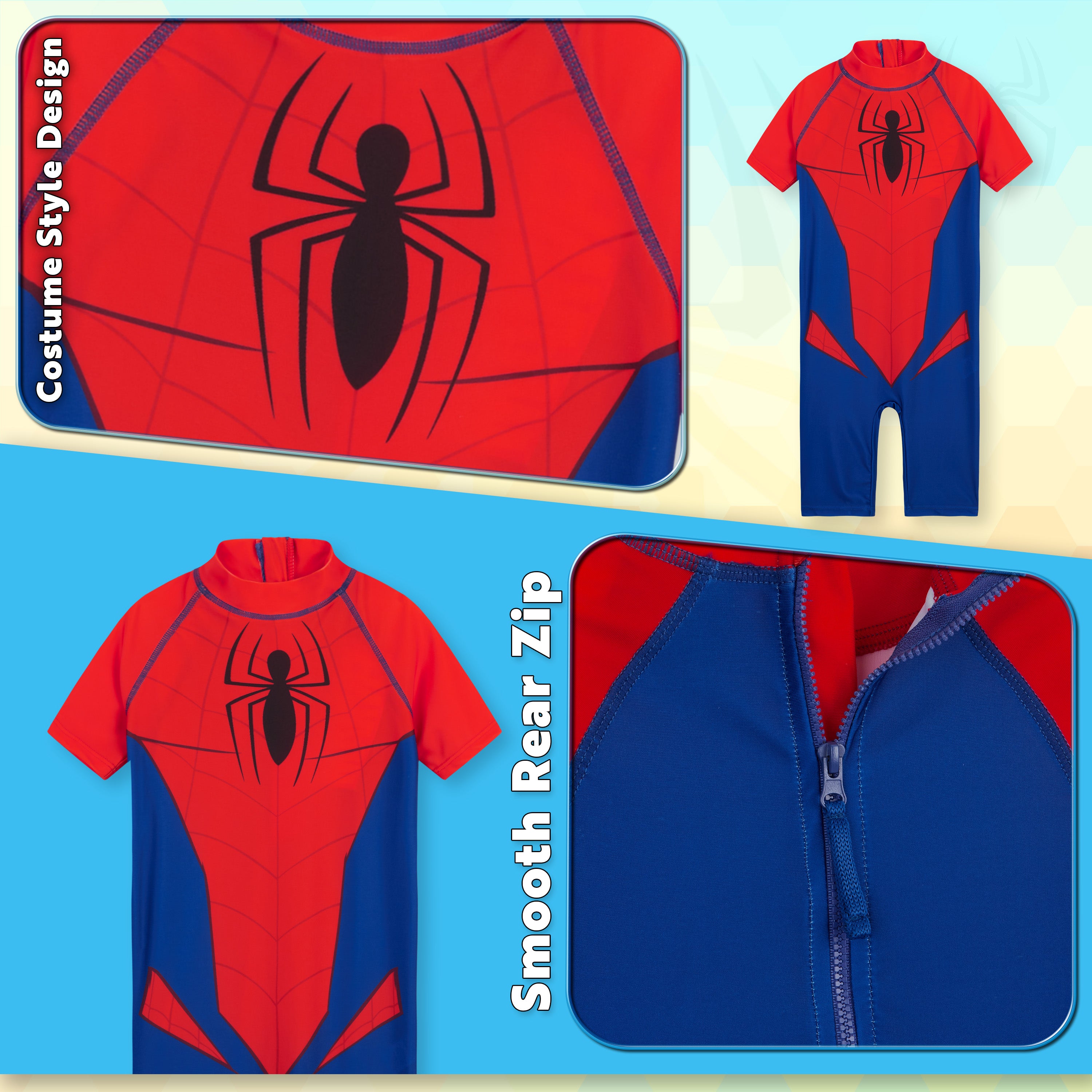 marvel-maillot-bain-gar-on-spiderman-5-6-ans image 5