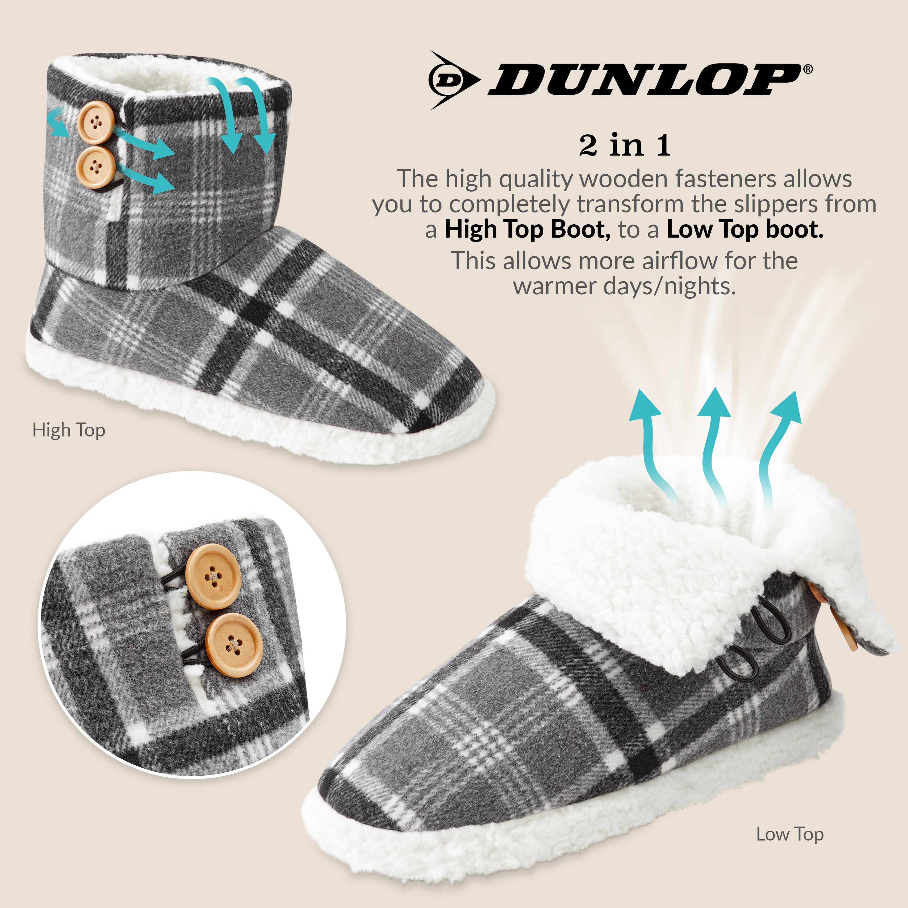 dunlop-chaussons-homme-bottines-m-moire-chaude-7-12 image 3