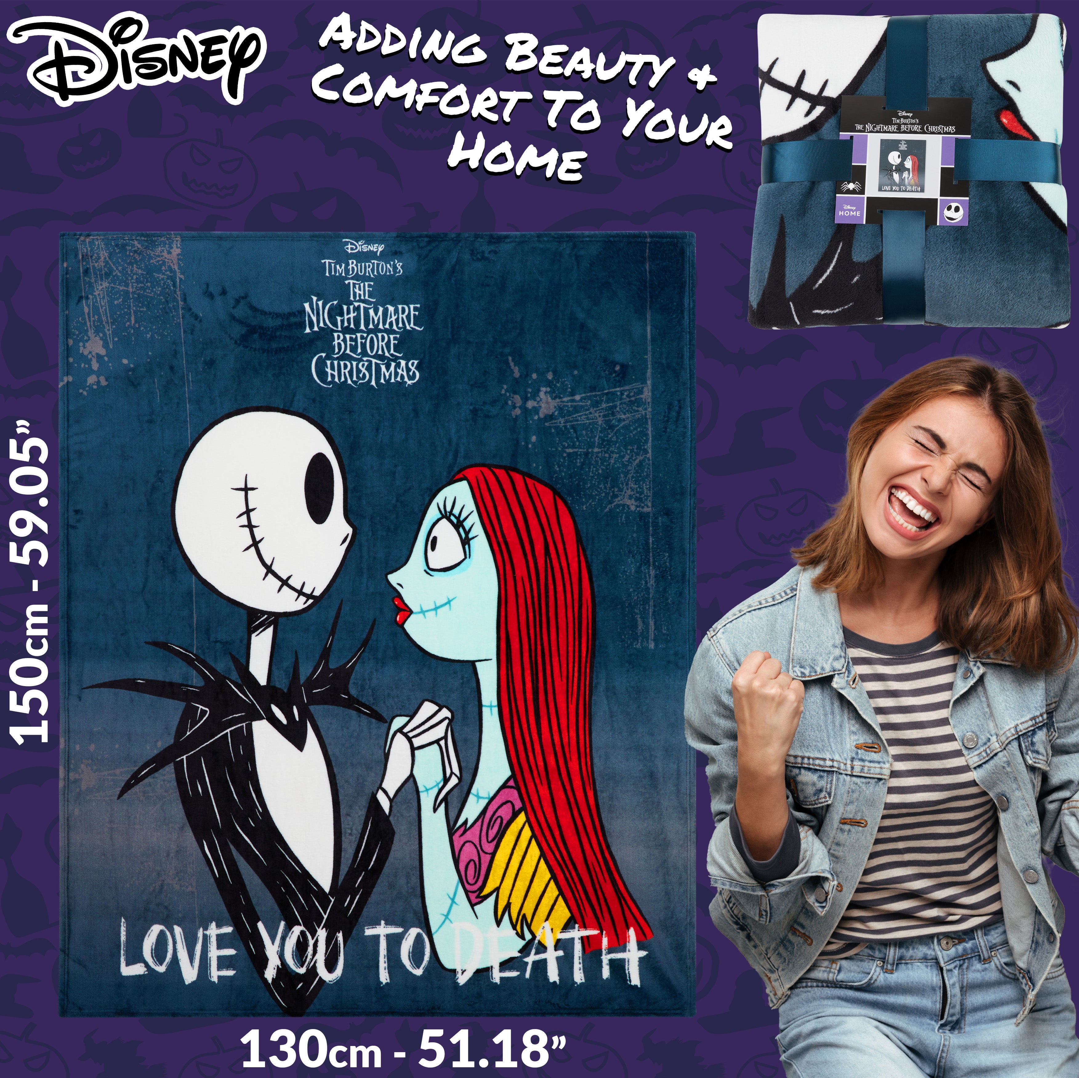 disney-nightmare-before-christmas-plaid-polaire-150x130-cm-multi image 6
