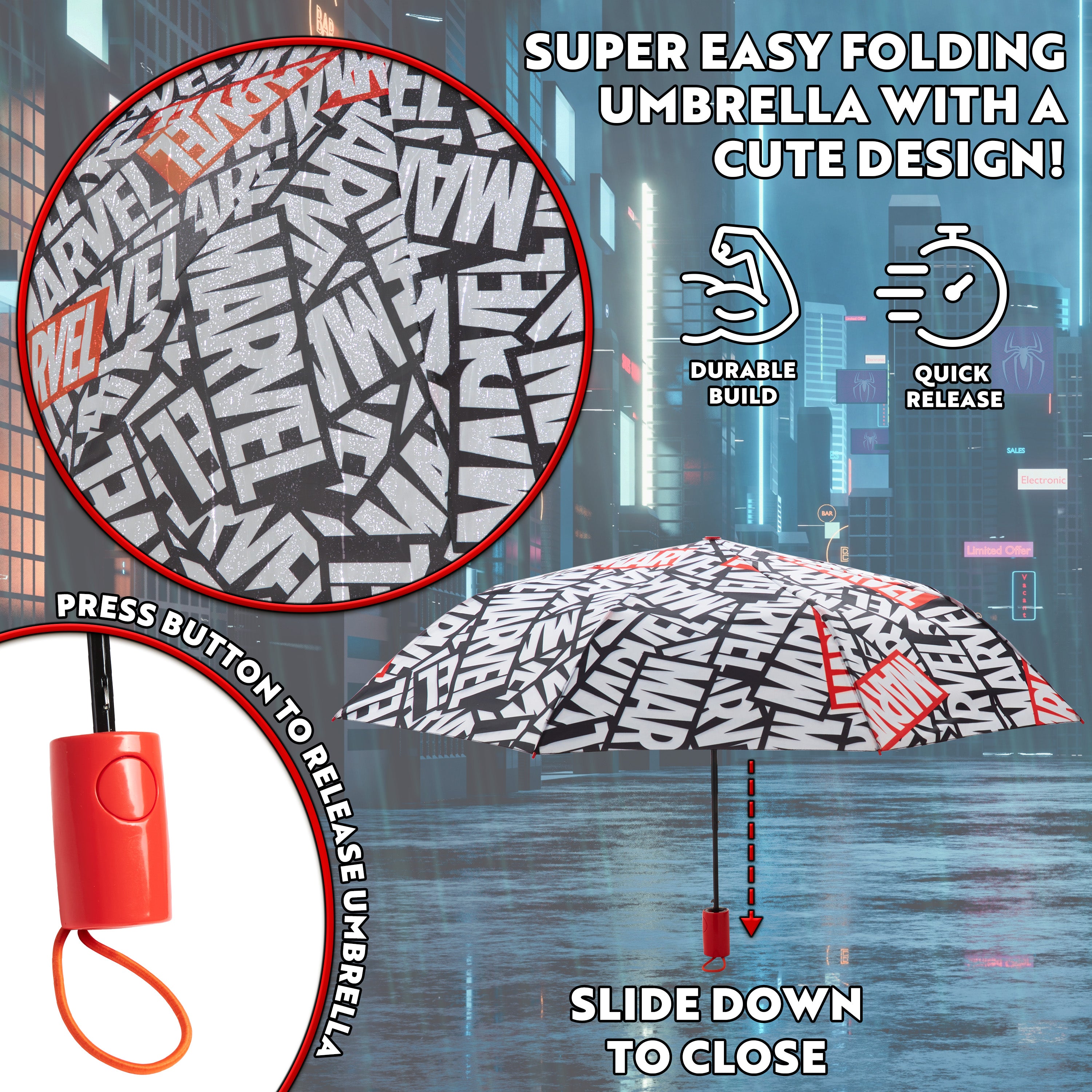 marvel-parapluie-enfant-pliable-t-lescopique-super-h-ros image 5