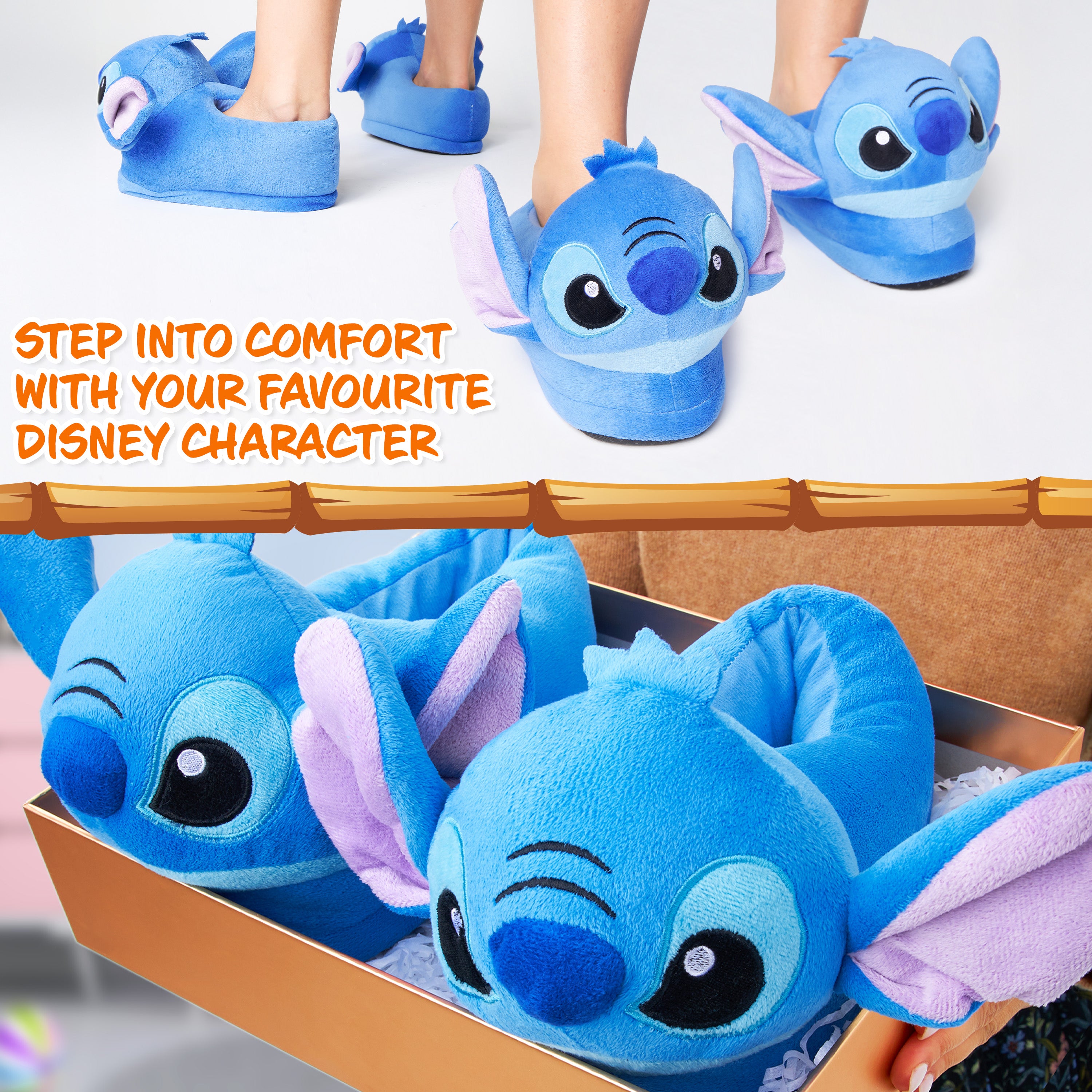 get-trend-stitch-chaussons-femme-3d-peluche-taille-5-6 image 3