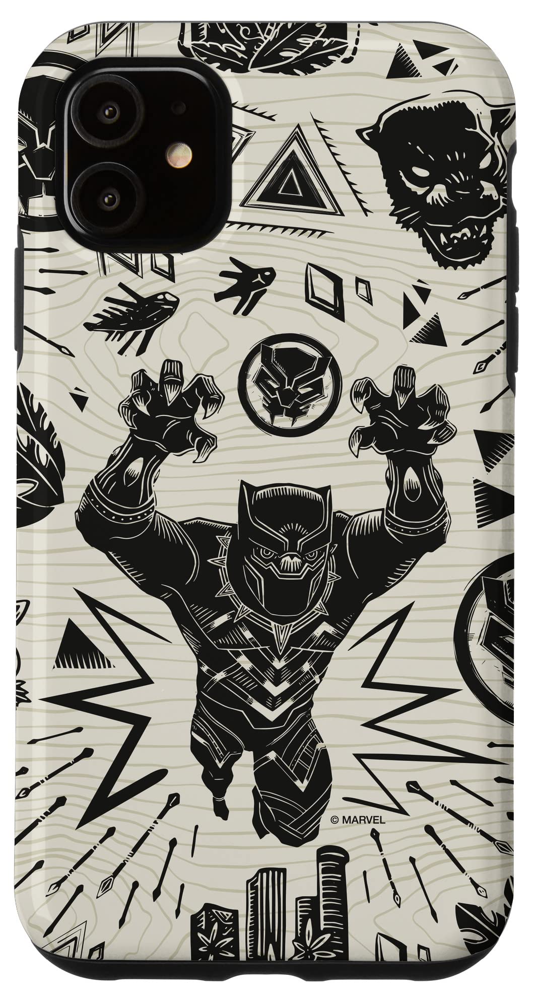 marvel-black-panther-coque-iphone-15-pro-wakanda-forever-rigide image 8
