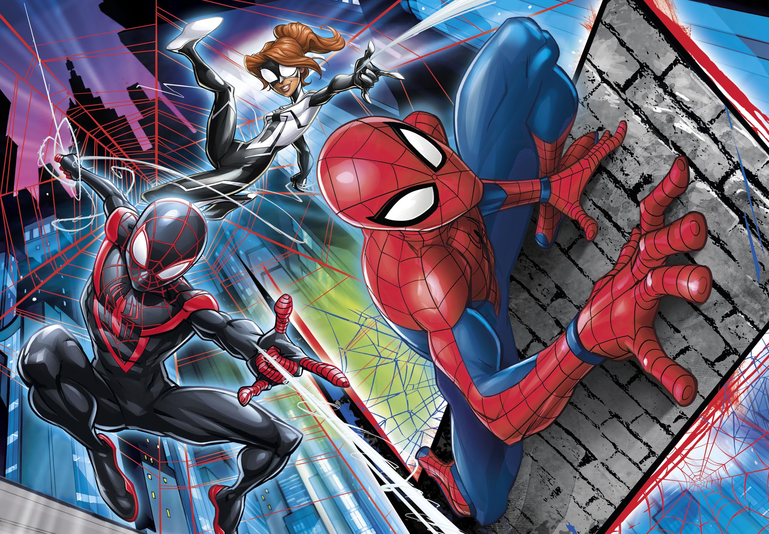 clementoni-supercolor-spider-man-puzzle-180-pi-ces-7-ans image 2