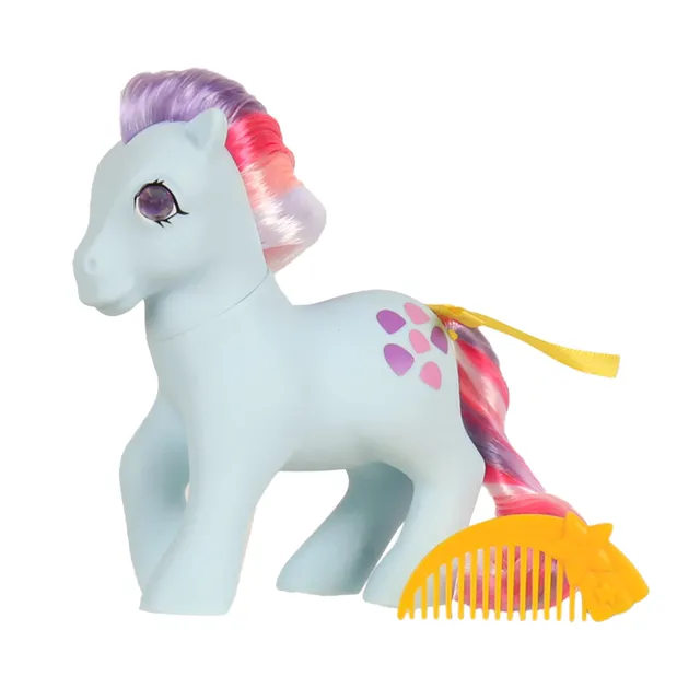 my-little-pony-classics-sweet-stuff-figurine-poney-bleu-paillet image 1