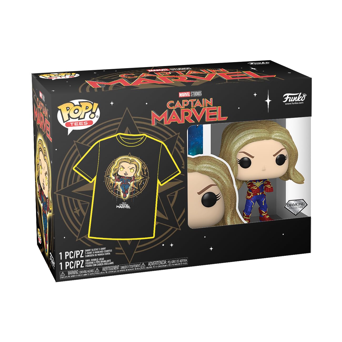 funko-pop-captain-marvel-figurine-t-shirt-xl-adulte image 2
