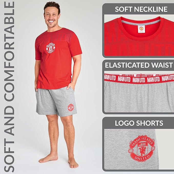 manchester-united-pyjama-short-homme-t-taille-m image 2