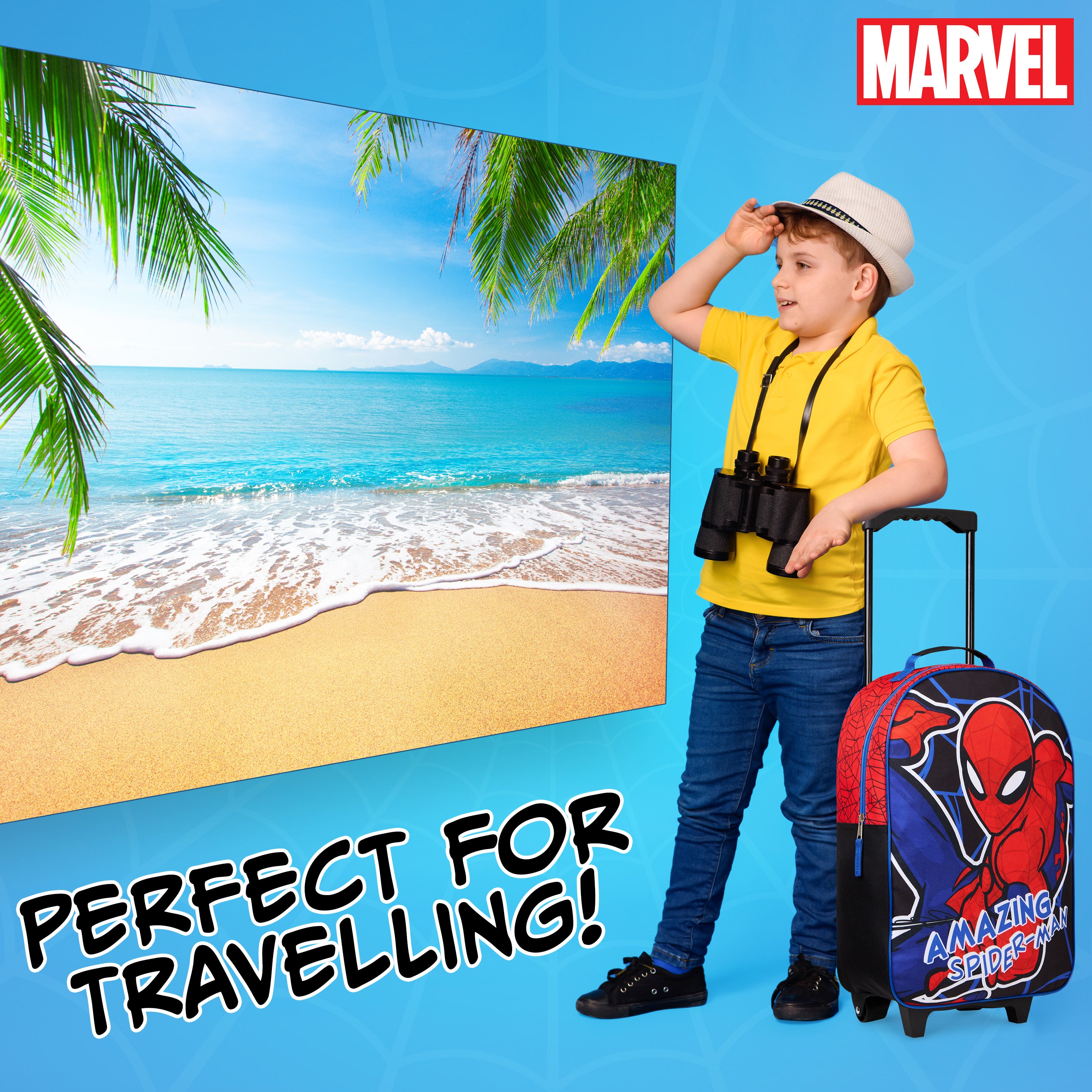 marvel-avengers-valise-cabine-spiderman-enfant-roulettes image 3