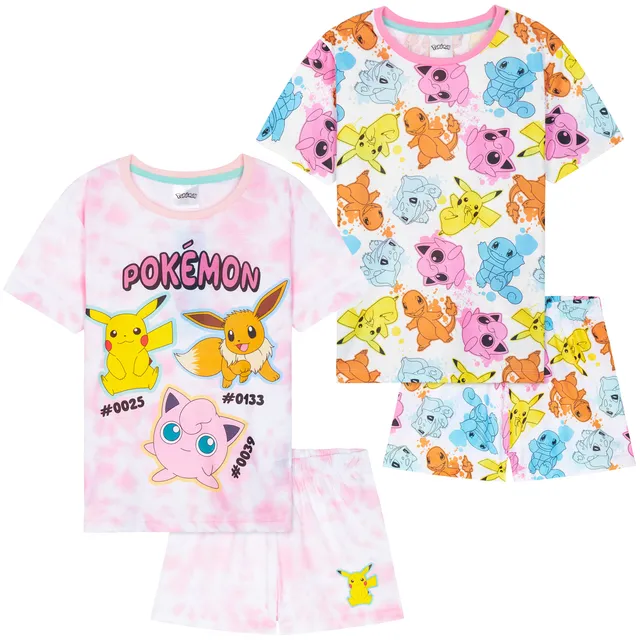 pok-mon-get-trend-girls-pyjama-fille-court-lot-2-officiel image 1